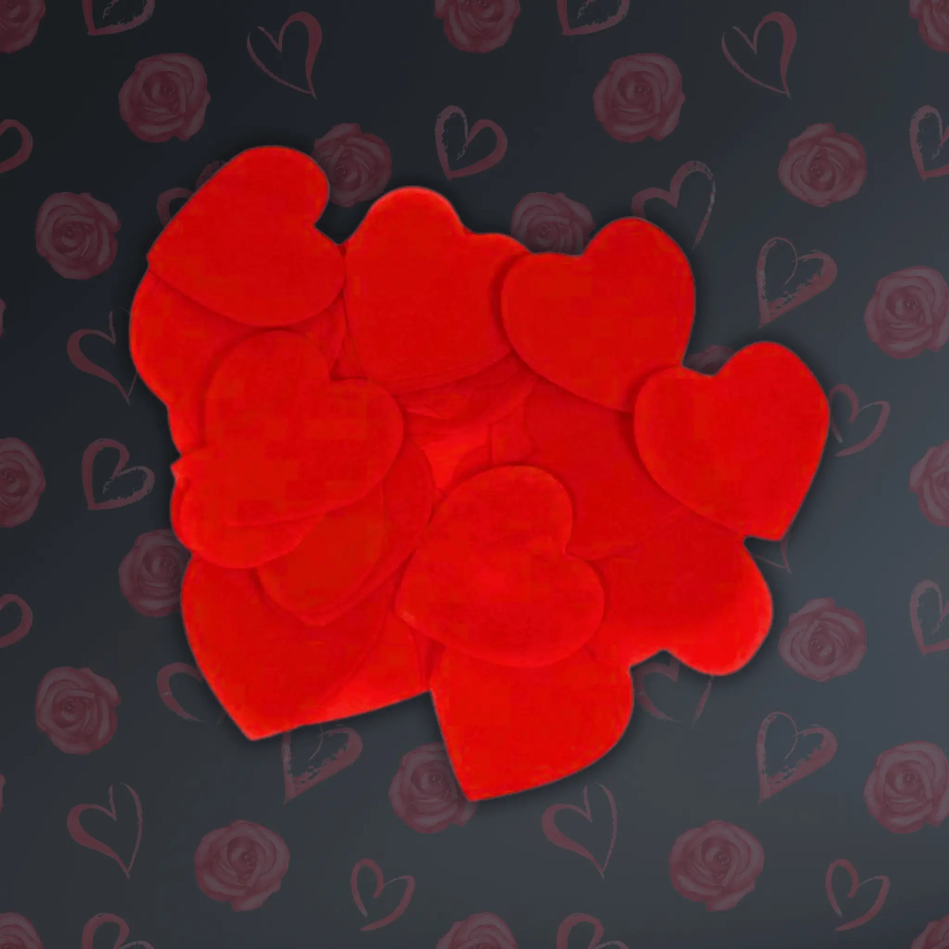 Red Heart Paper Confetti - 100g