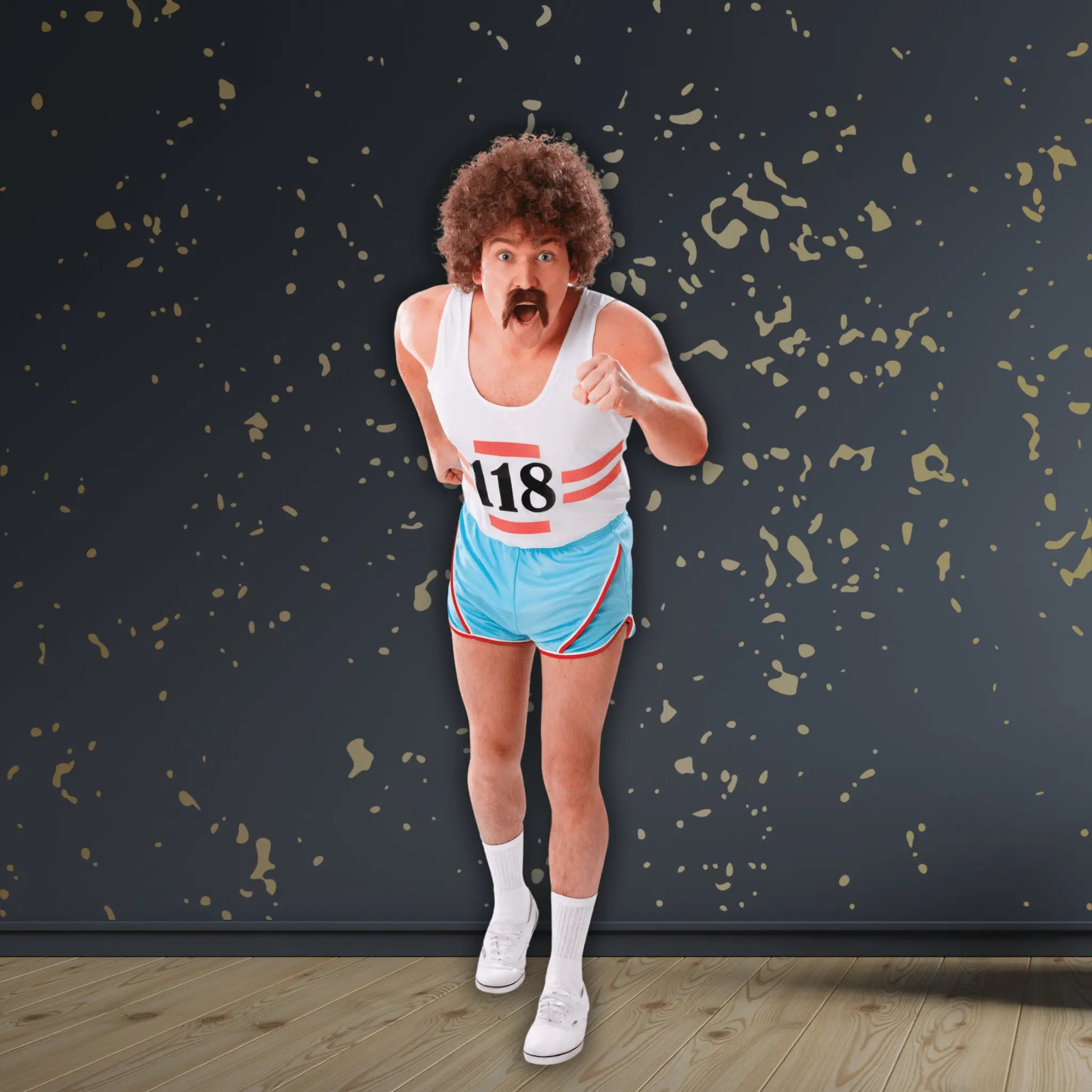 🏃‍♂️ 118 118 Running Vest & Shorts – Fancy Dress Costume 🎭✨