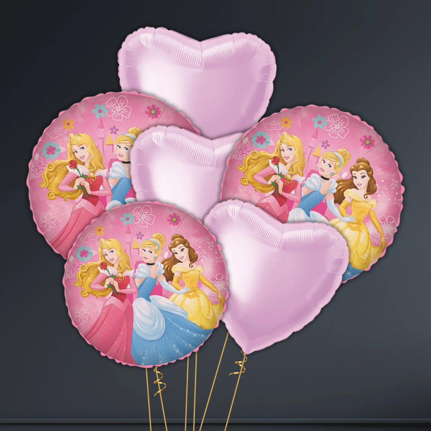 👑 18" Disney Princesses Foil Balloon – Helium - Filled & Delivered 🎈 | The Party Hut