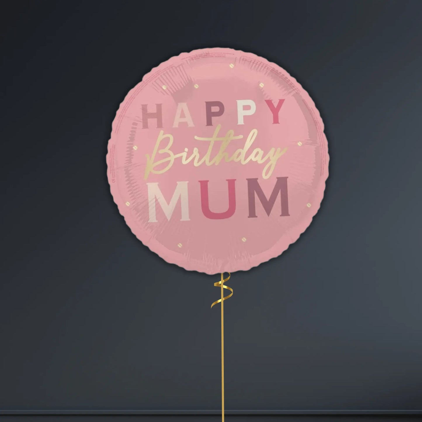 18" Happy Birthday Mum Foil Balloon – Single or Balloon Bouquet | The Party Hut