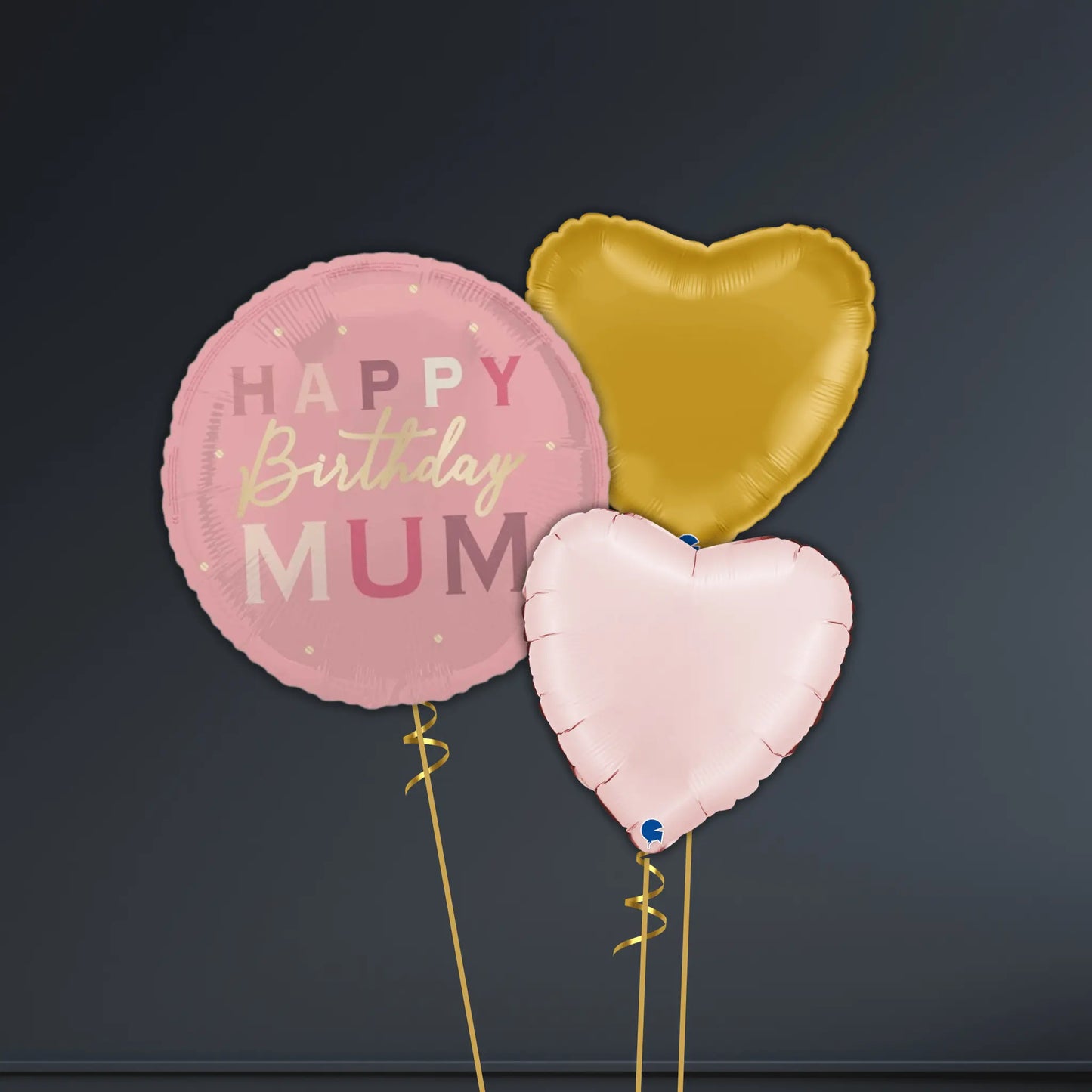 18" Happy Birthday Mum Foil Balloon – Single or Balloon Bouquet | The Party Hut