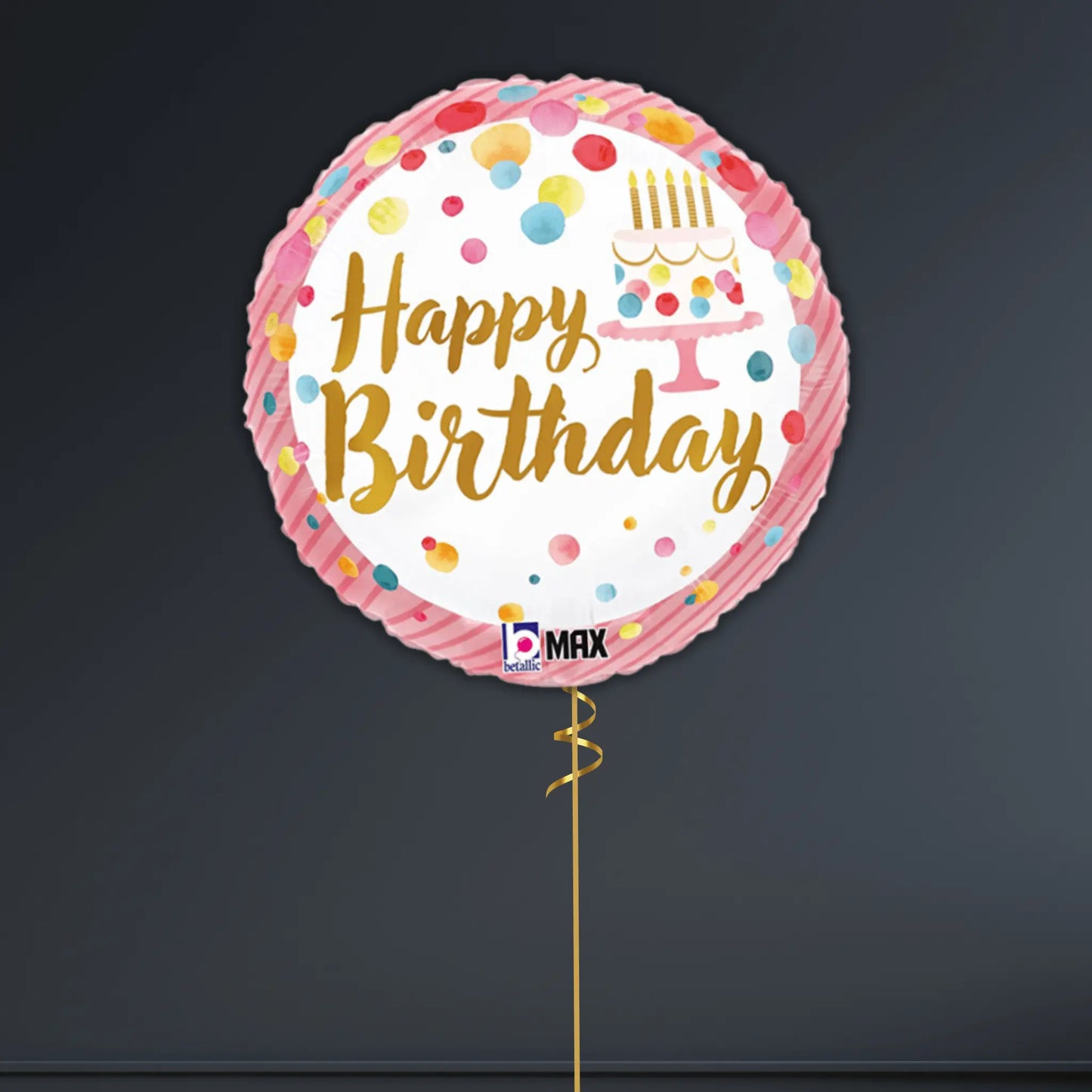18 - Inch Happy Birthday Pink Party Foil Balloon - Single or Bouquet | The Party Hut