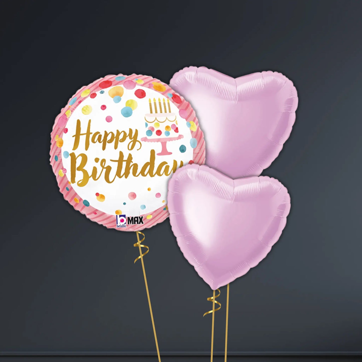 18 - Inch Happy Birthday Pink Party Foil Balloon - Single or Bouquet | The Party Hut