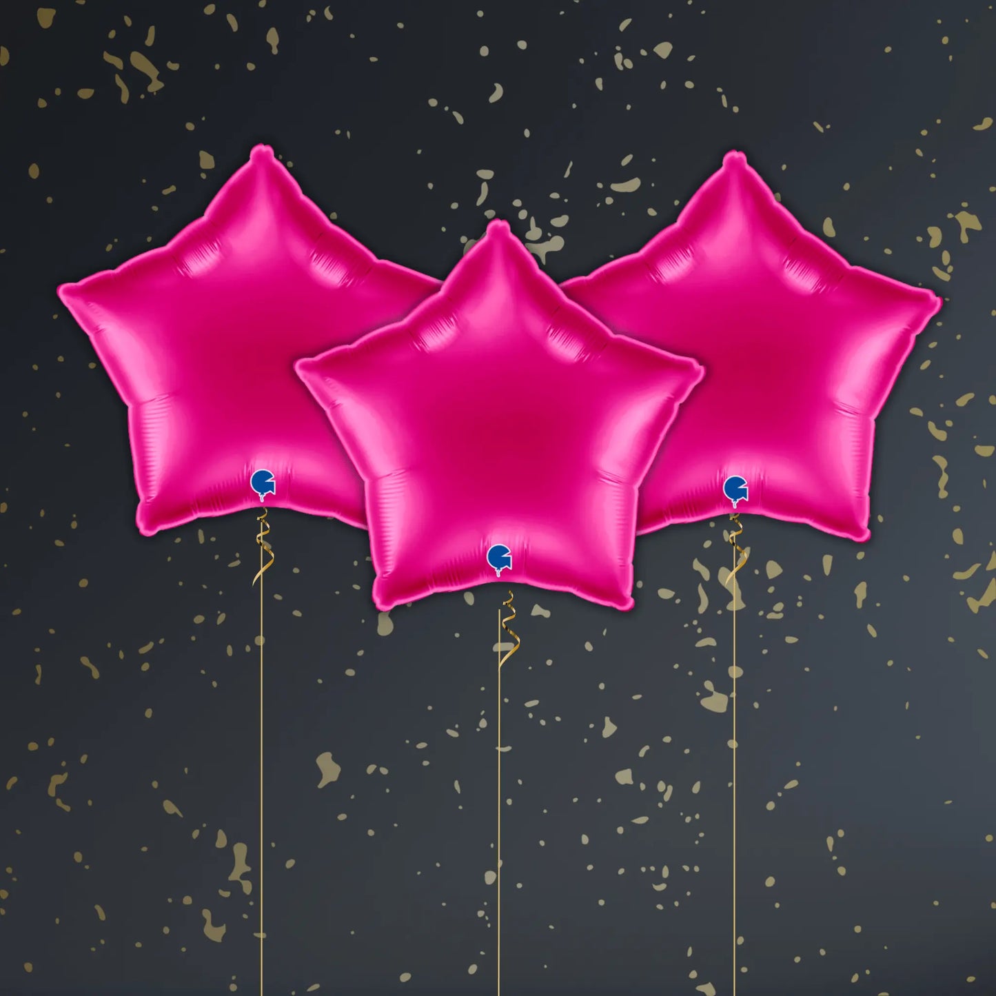 18" Magenta Star Foil Balloon – Single or Balloon Bouquet | The Party Hut