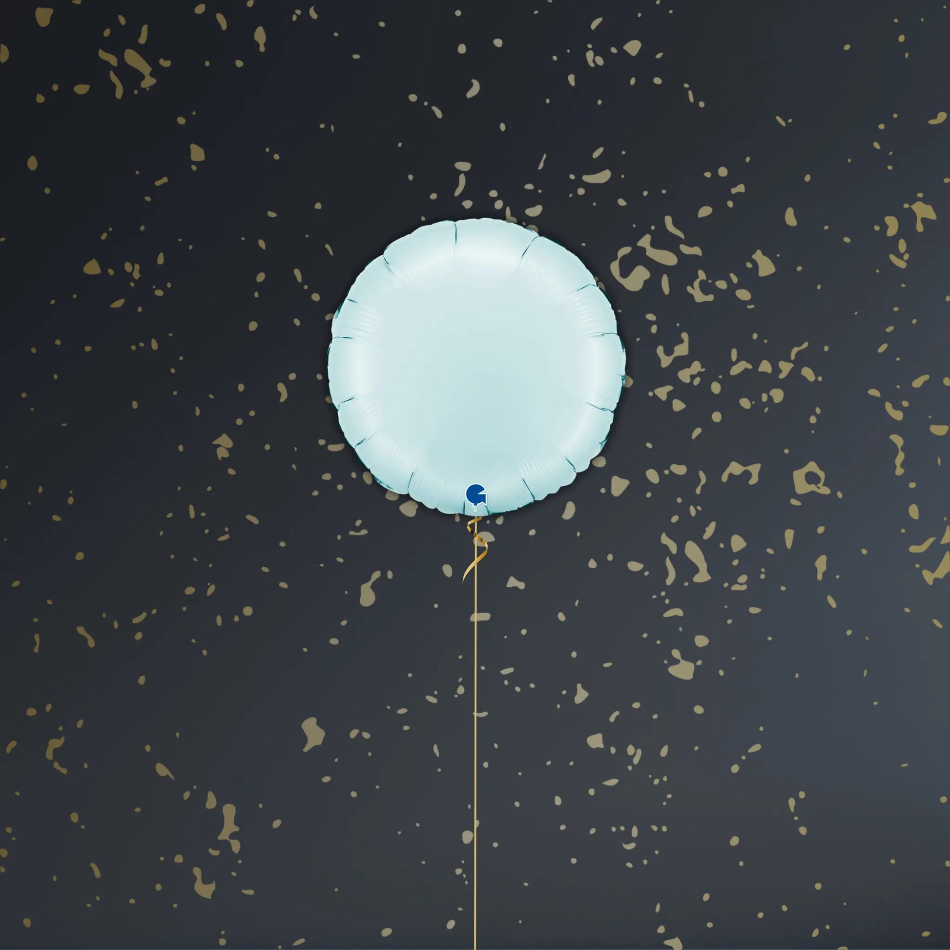 Pastel Blue Round Balloon Package - Helium Filled