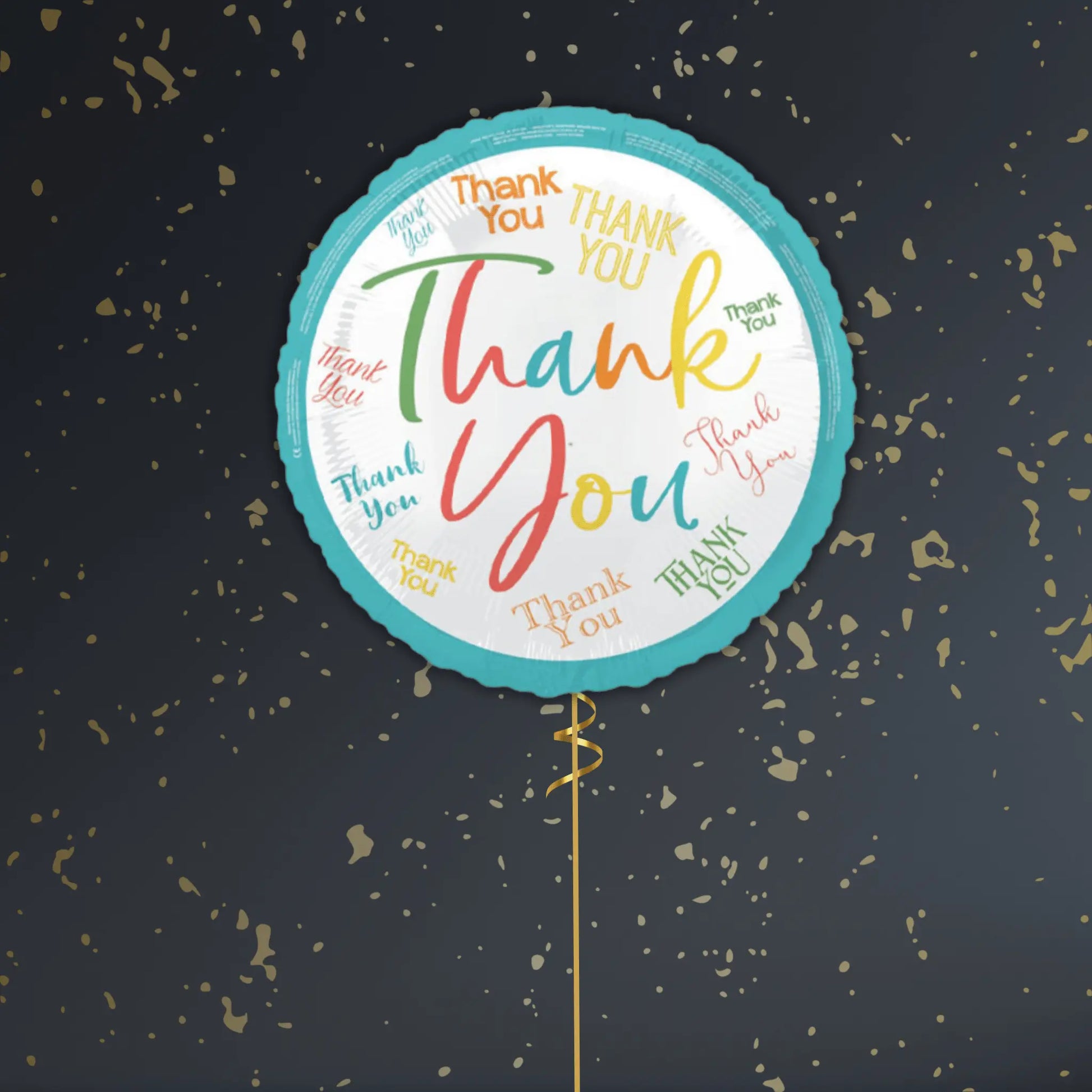 🙏 18" Thank You Print Foil Balloon – Appreciation Balloon Package 🎈✨