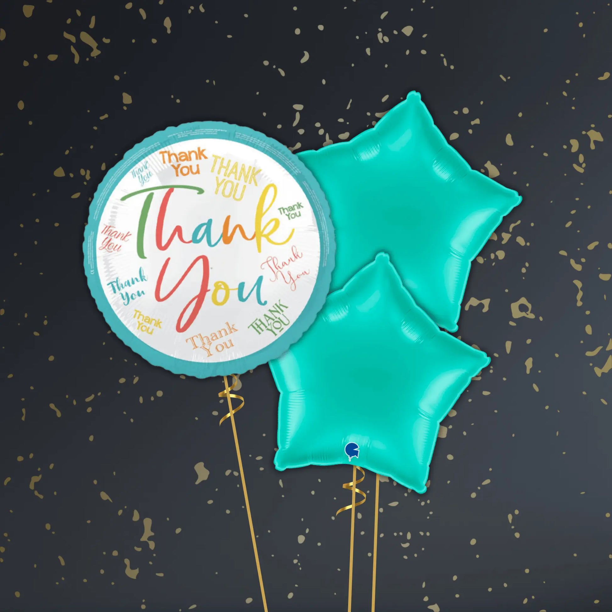 🙏 18" Thank You Print Foil Balloon – Appreciation Balloon Package 🎈✨