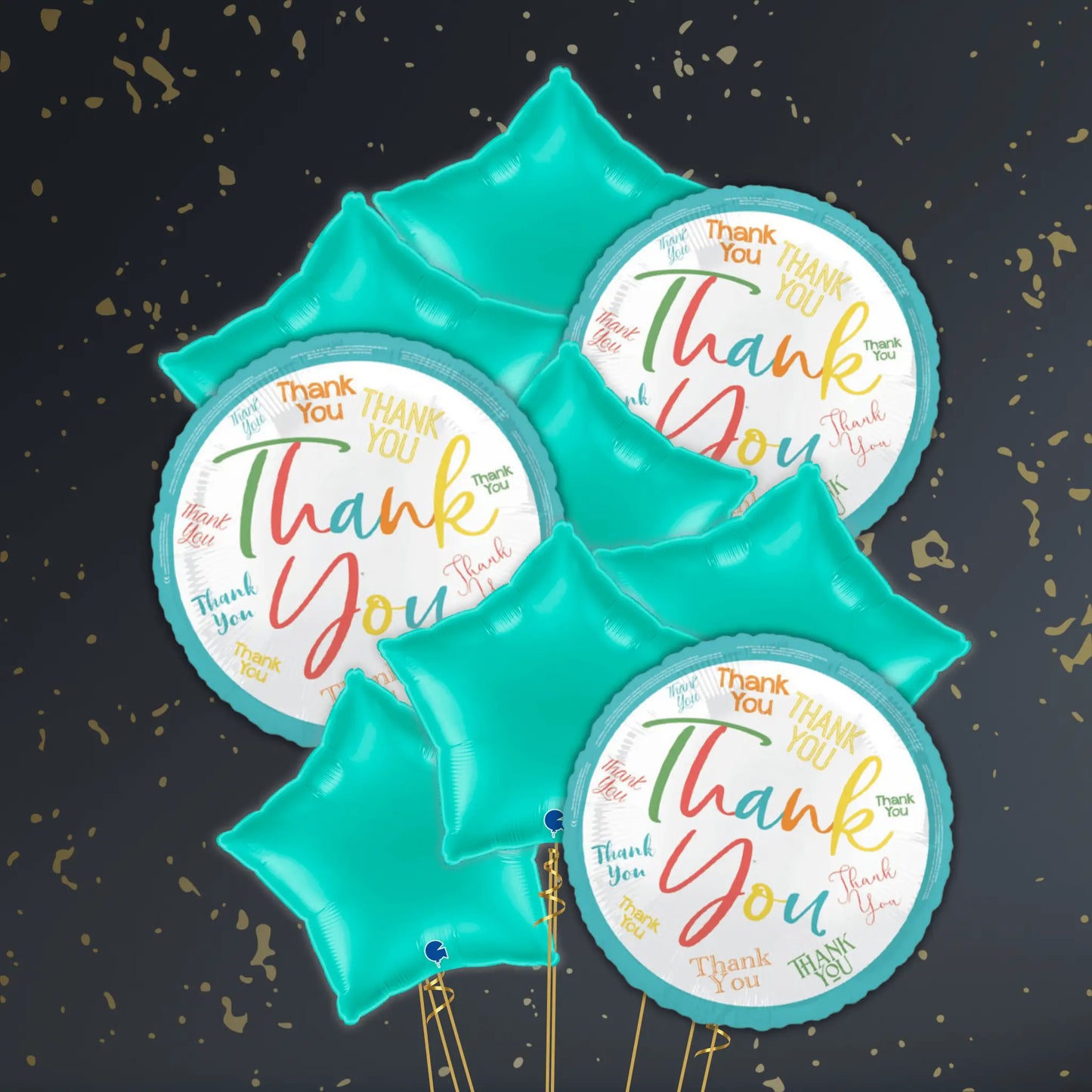 🙏 18" Thank You Print Foil Balloon – Appreciation Balloon Package 🎈✨ | The Party Hut