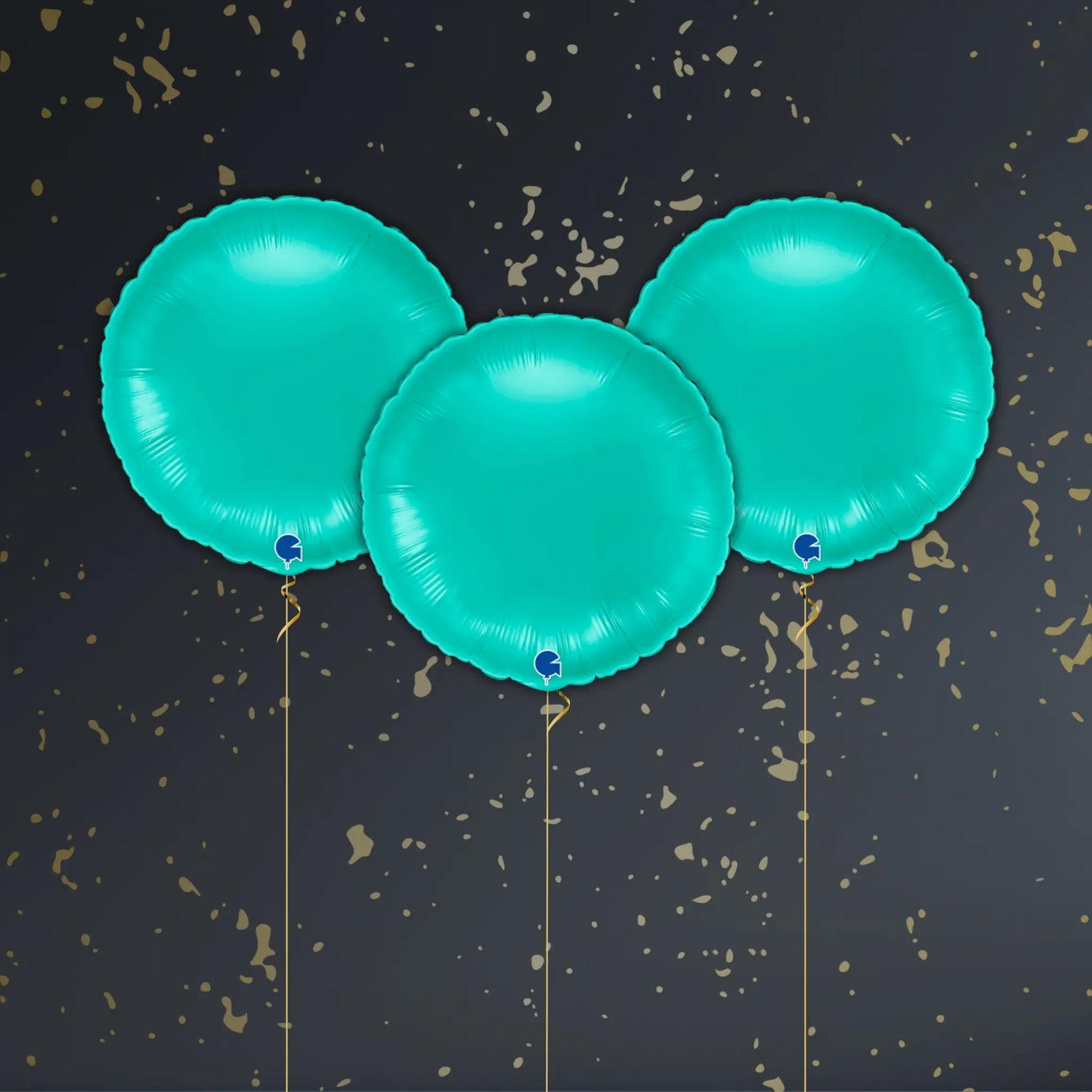 18" Tiffany Blue Round Foil Balloon – Single or Balloon Bouquet | The Party Hut