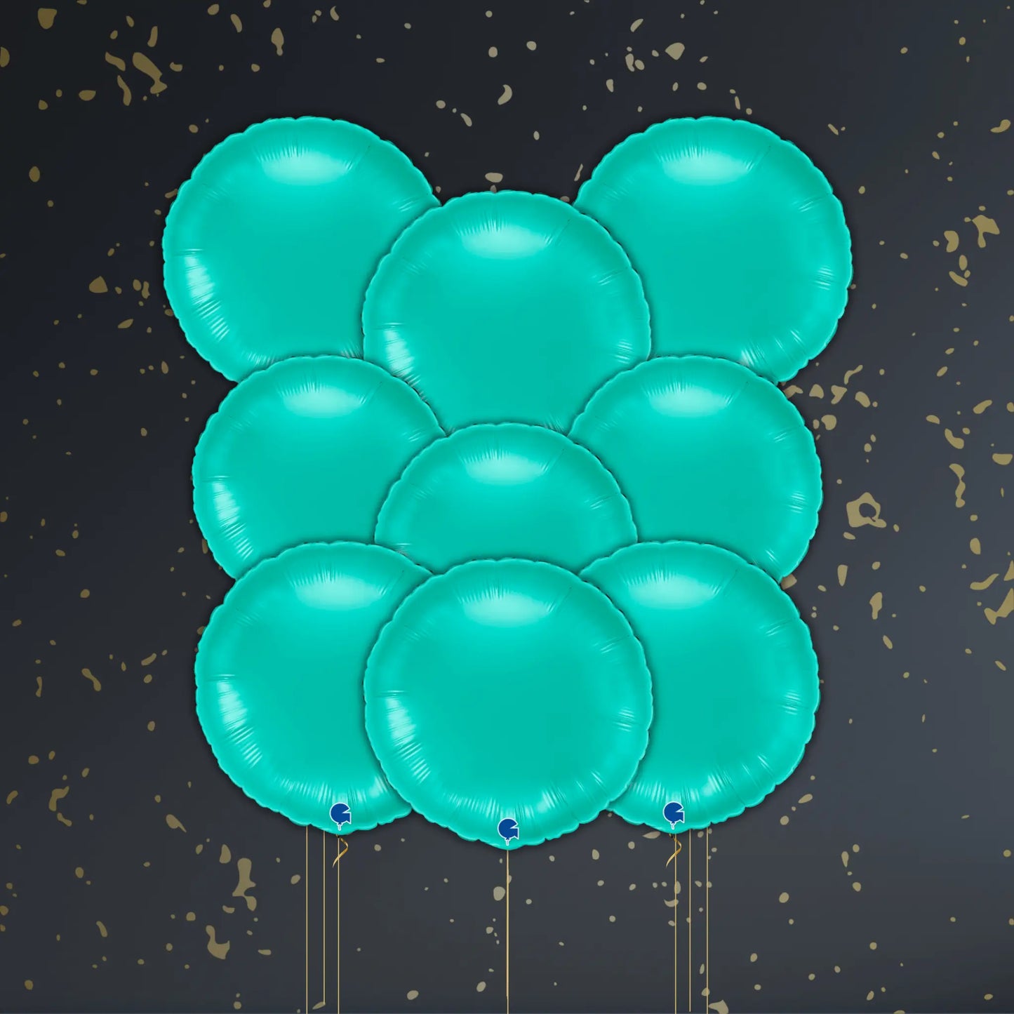 18" Tiffany Blue Round Foil Balloon – Single or Balloon Bouquet | The Party Hut