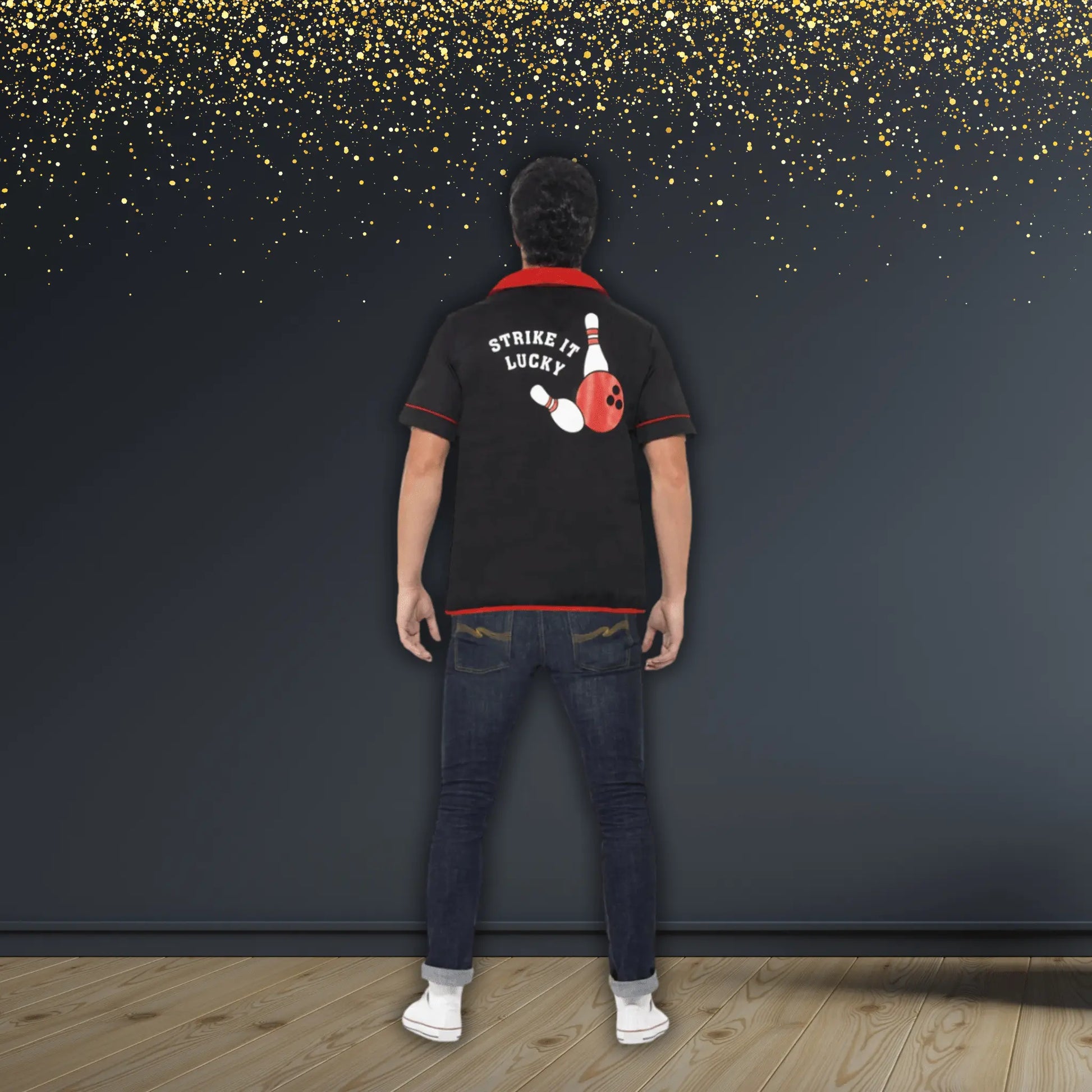 🎳 50s Bowling Shirt – "Strike It Lucky" Retro Style! 🕺🔥