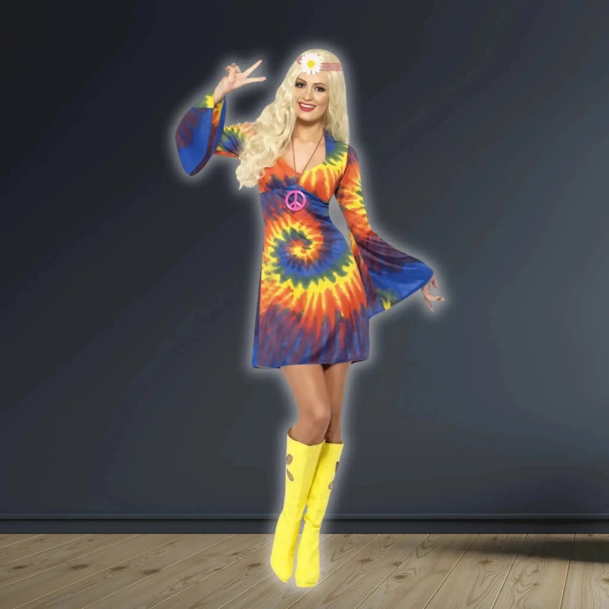 🌈 60s Tie Dye Costume – Groovy & Psychedelic Party Style! ✌️🎶