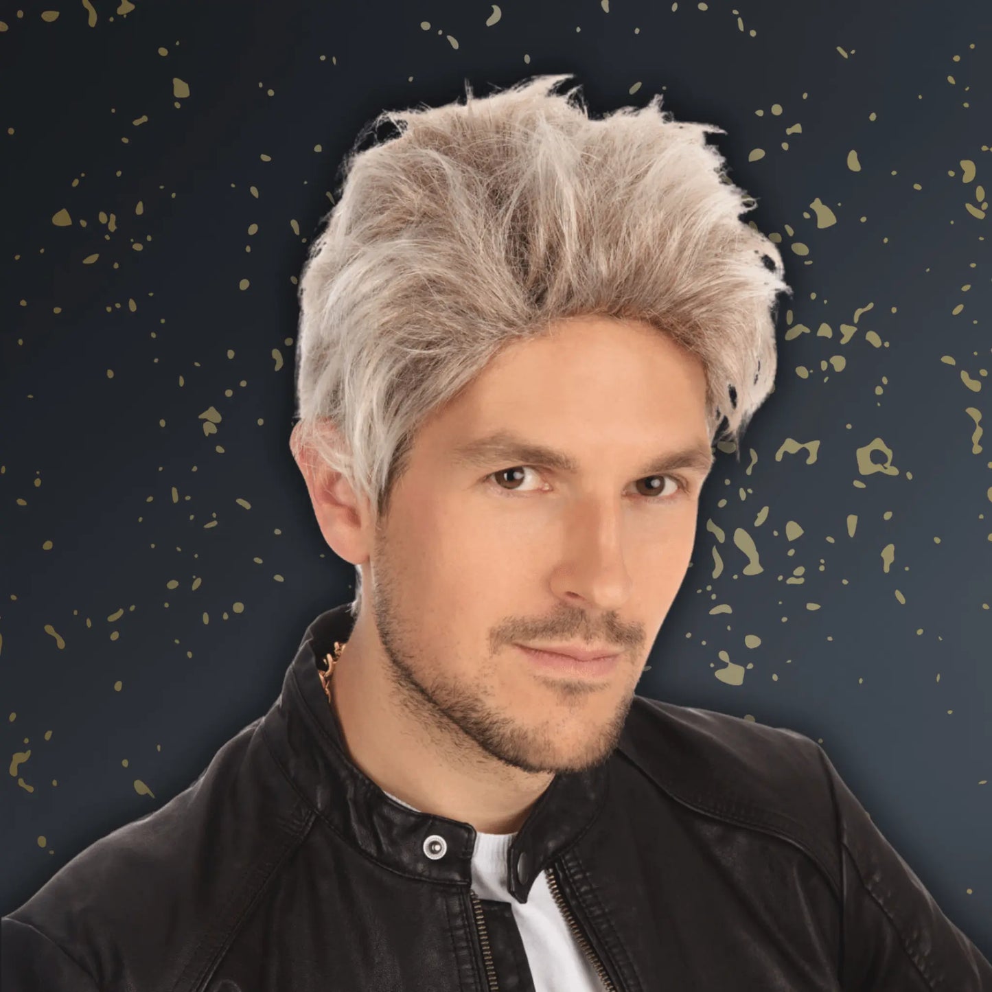 🎸 80s Bad Boy Wig – Retro Rockstar Fancy Dress Wig 🎭✨ | The Party Hut
