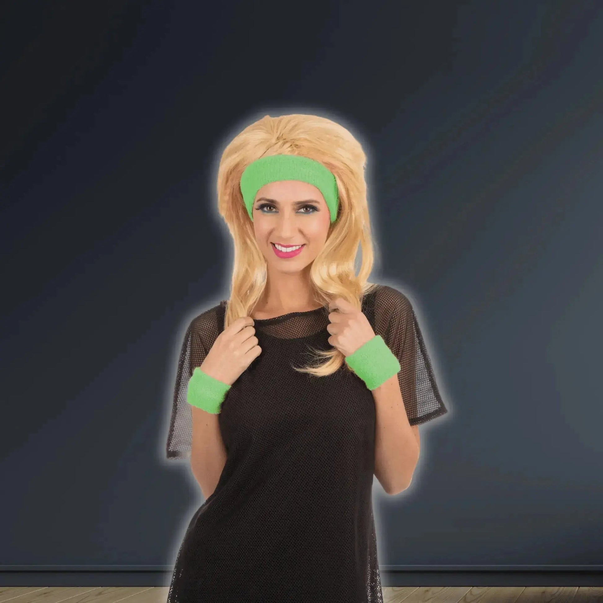 🎽 80s Headband & Wristband Set – The Ultimate Retro Fitness & Rave Accessory! 🕺✨