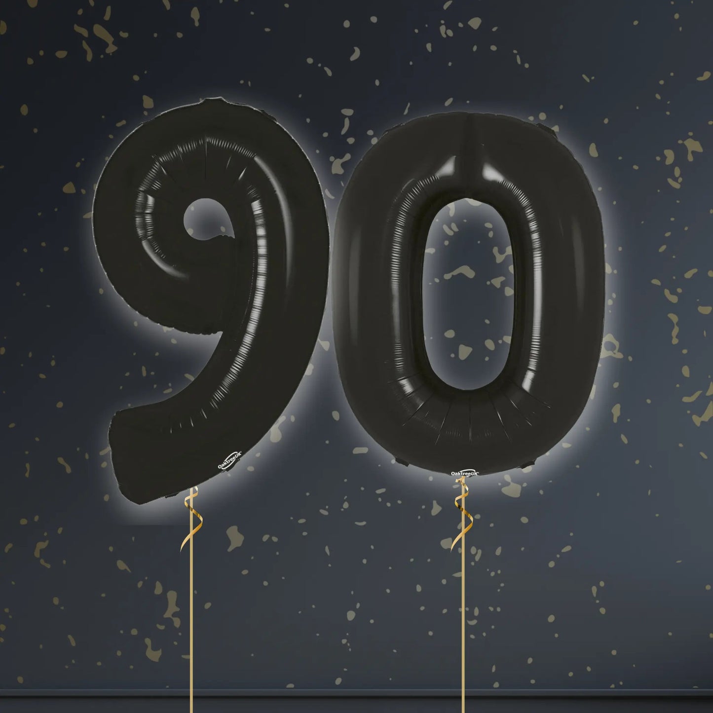 🎈 90th Birthday Black Foil Number Balloon Package – Elegant Celebration Décor ✨🎂 | The Party Hut Cheltenham
