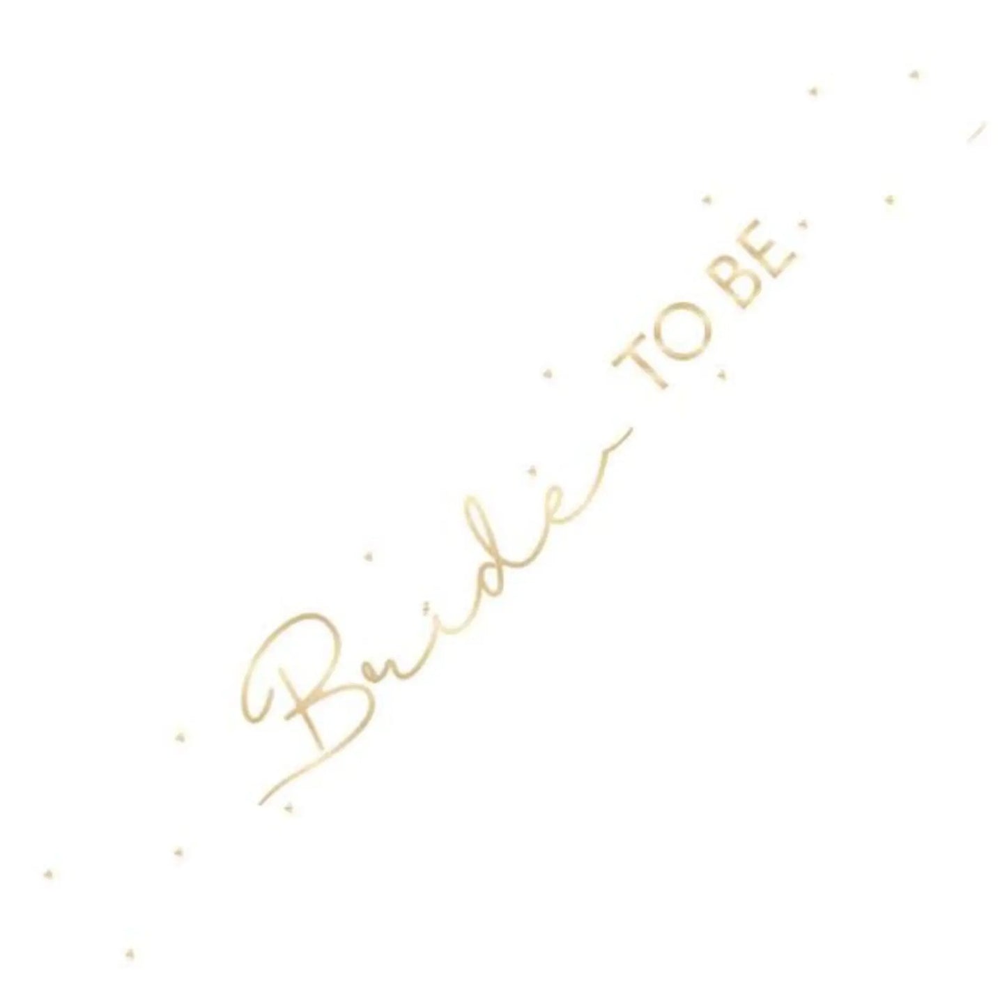 9ft Bride to Be Foil Banner – Elegant & Fun | The Party Hut
