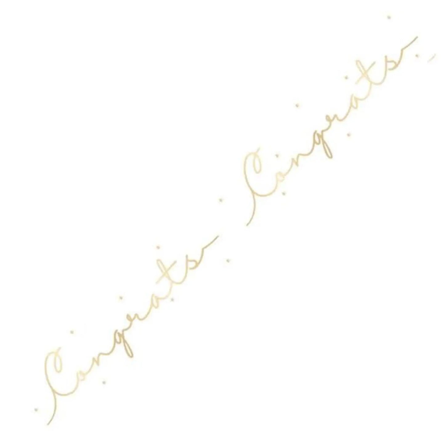 9ft Congratulations Foil Banner – Bold & Festive | The Party Hut