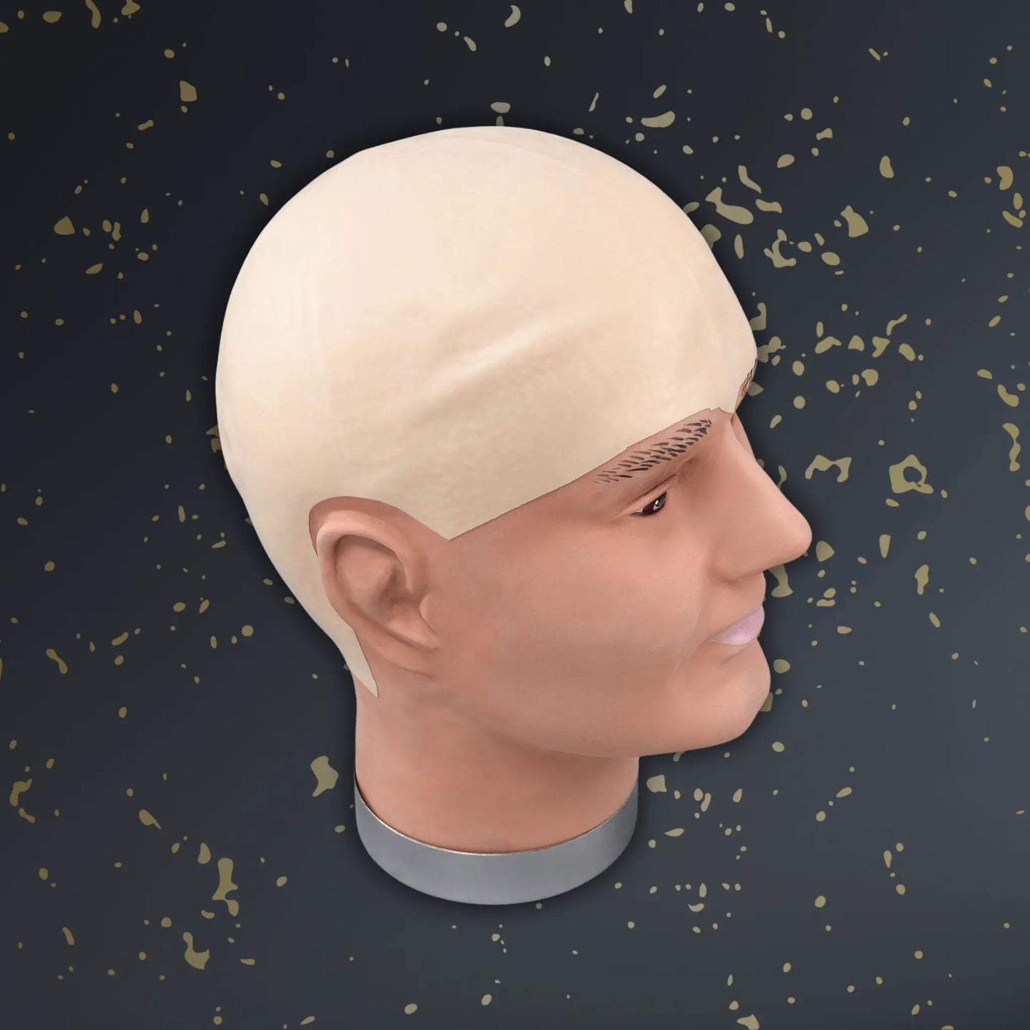 🧑‍🦲 Bald Head Cap – Fancy Dress Disguise Accessory 🎭✨ | The Party Hut