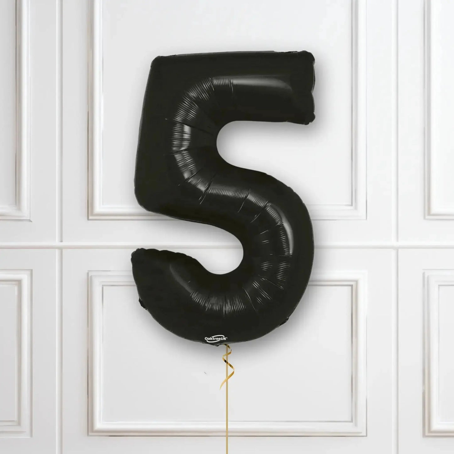 Black Number Balloons - 34", With Helium | The Party Hut