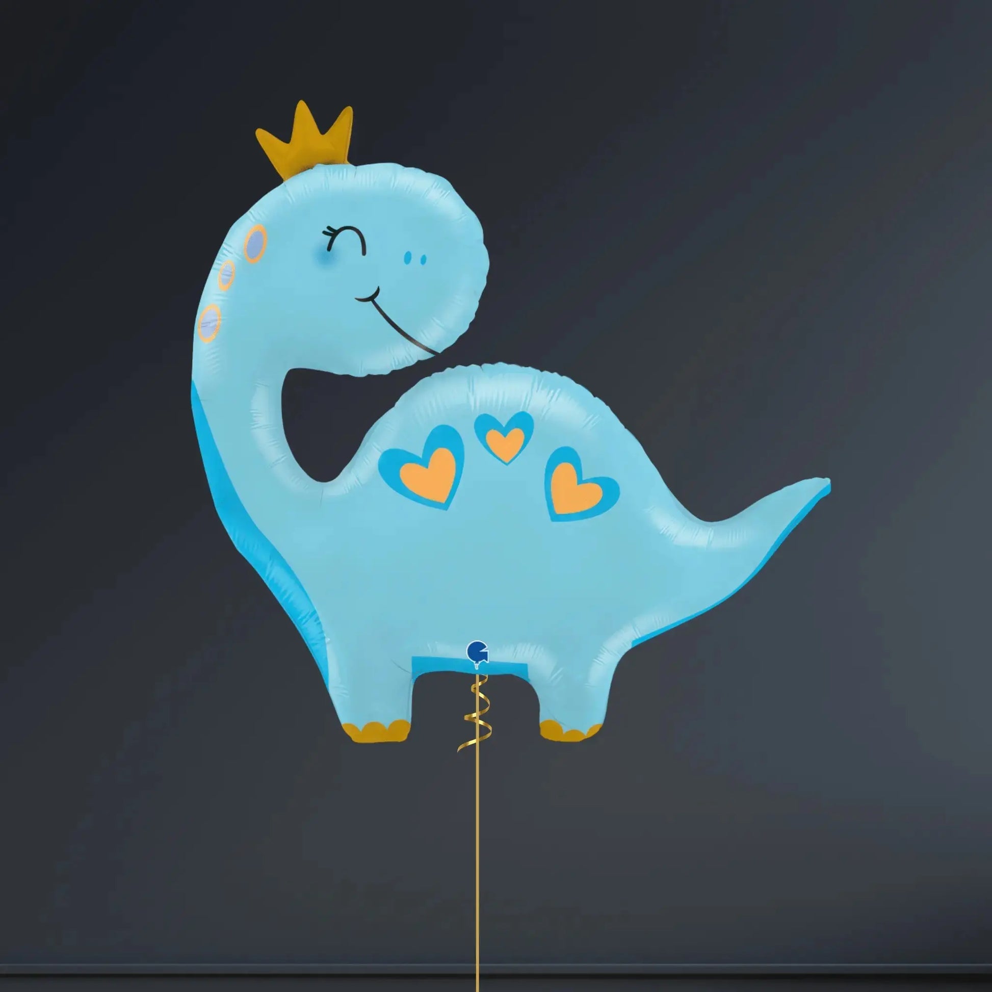 Blue Dino Foil Balloon – 28"