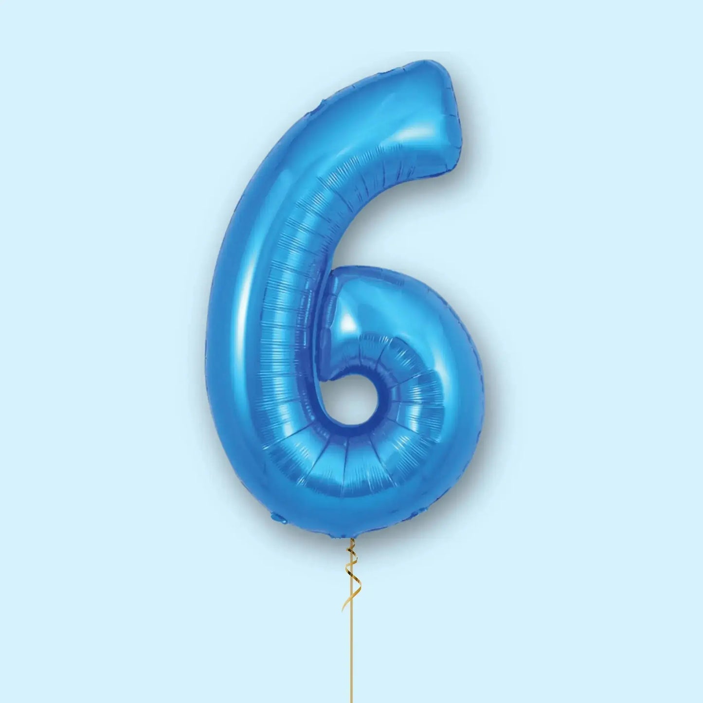 Blue Number Balloons - 34", With Helium | The Party Hut