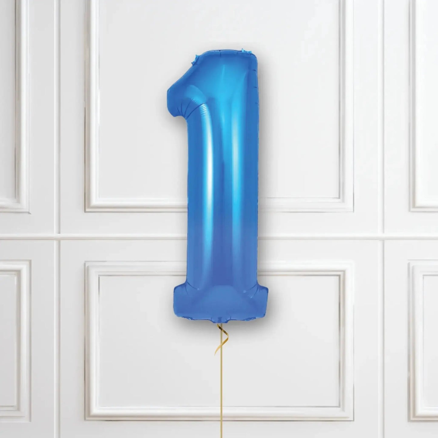 Blue Number Balloons - 34", With Helium | The Party Hut