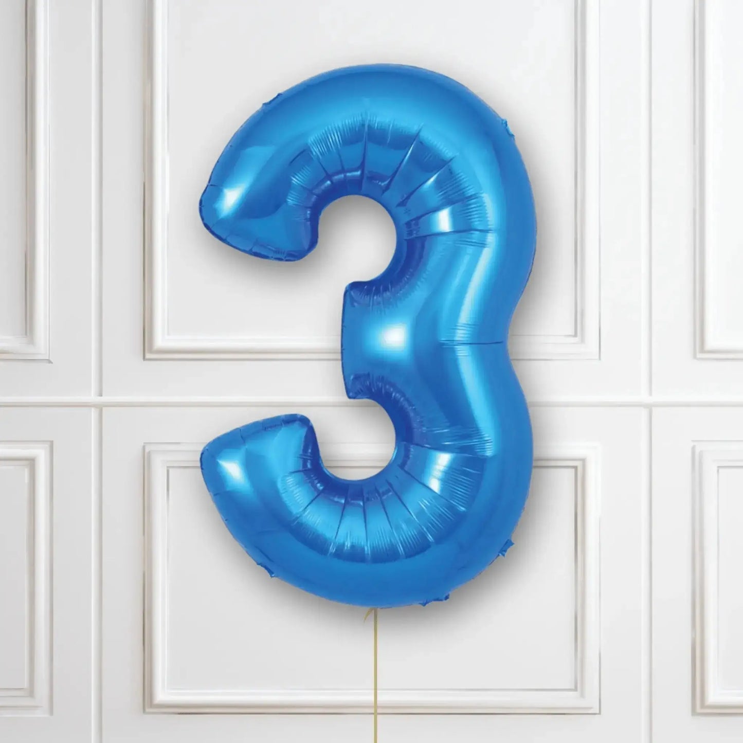 Blue Number Balloons - 34", With Helium | The Party Hut