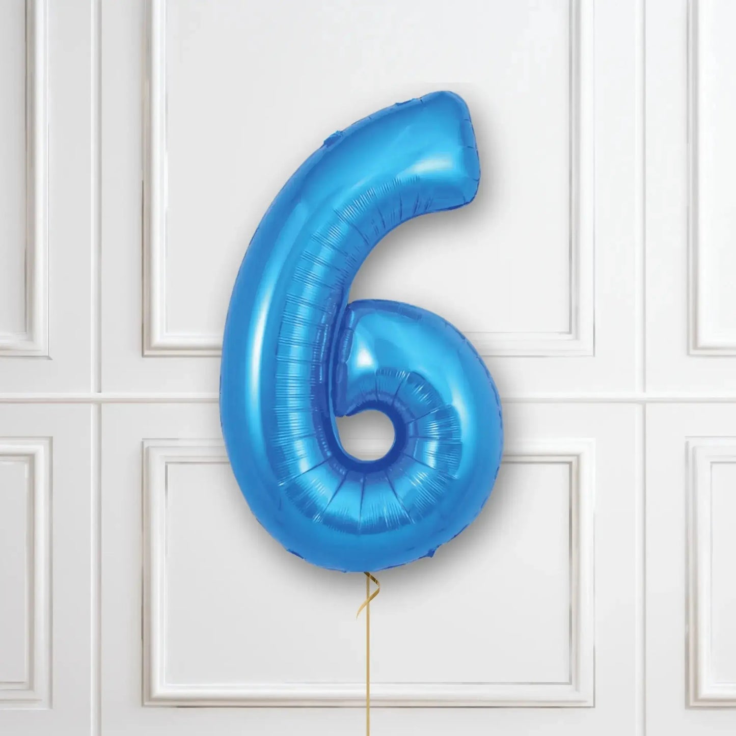 Blue Number Balloons - 34", With Helium | The Party Hut