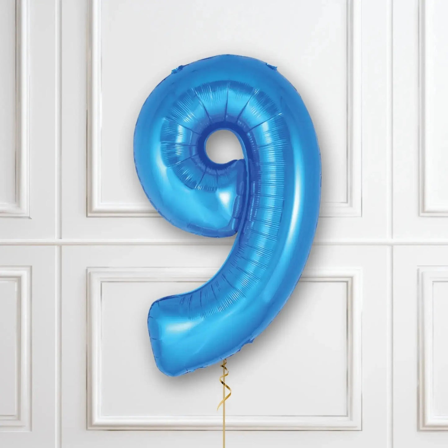 Blue Number Balloons - 34", With Helium | The Party Hut