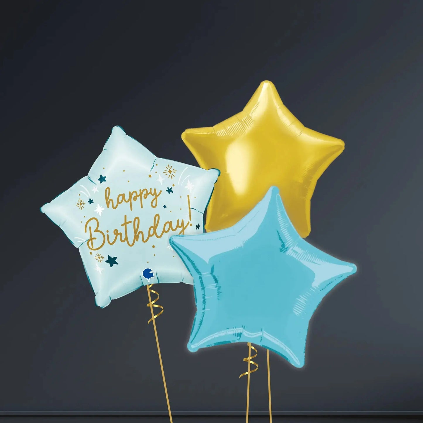 Blue Star - Shaped Birthday Foil Balloon – 18" | The Party Hut