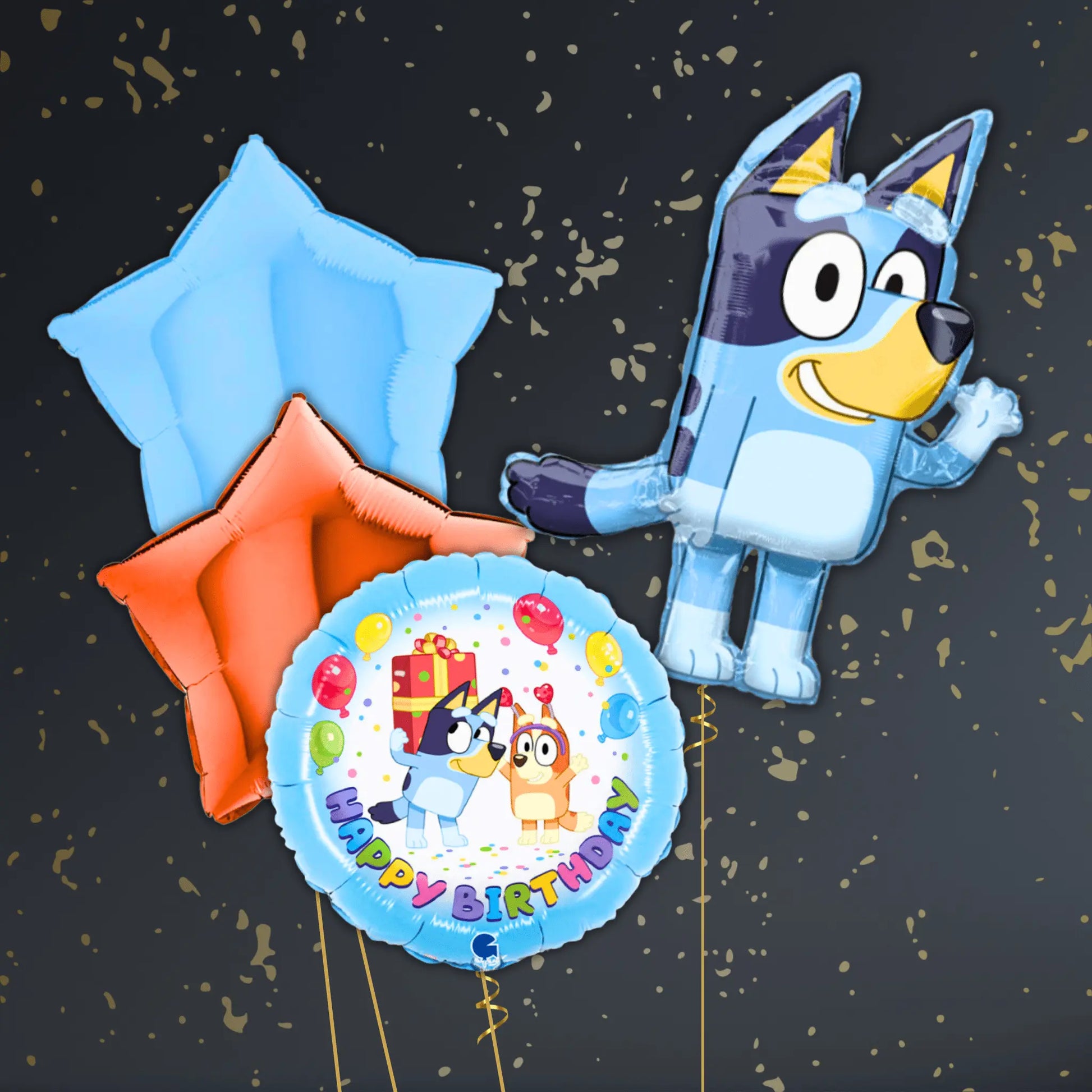 Bluey Character Balloon Package - Helium Filled
