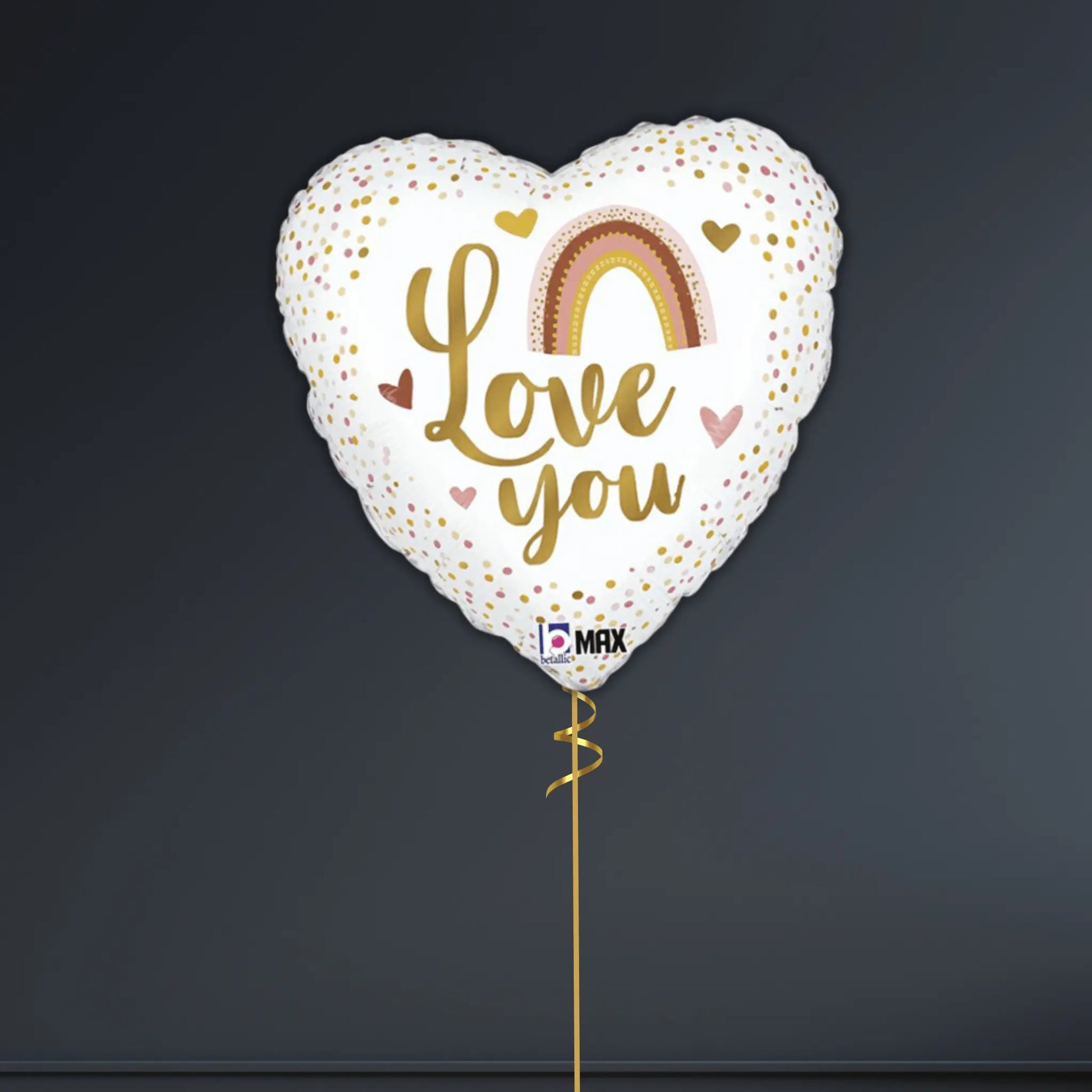 Boho I Love You Balloon Package - Helium Filled