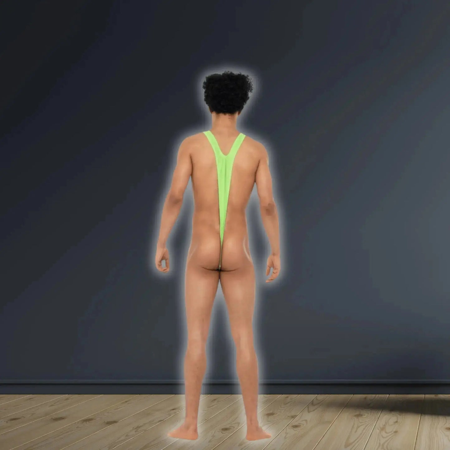Borat Mankini – Lime Green Comedy Costume | The Party Hut