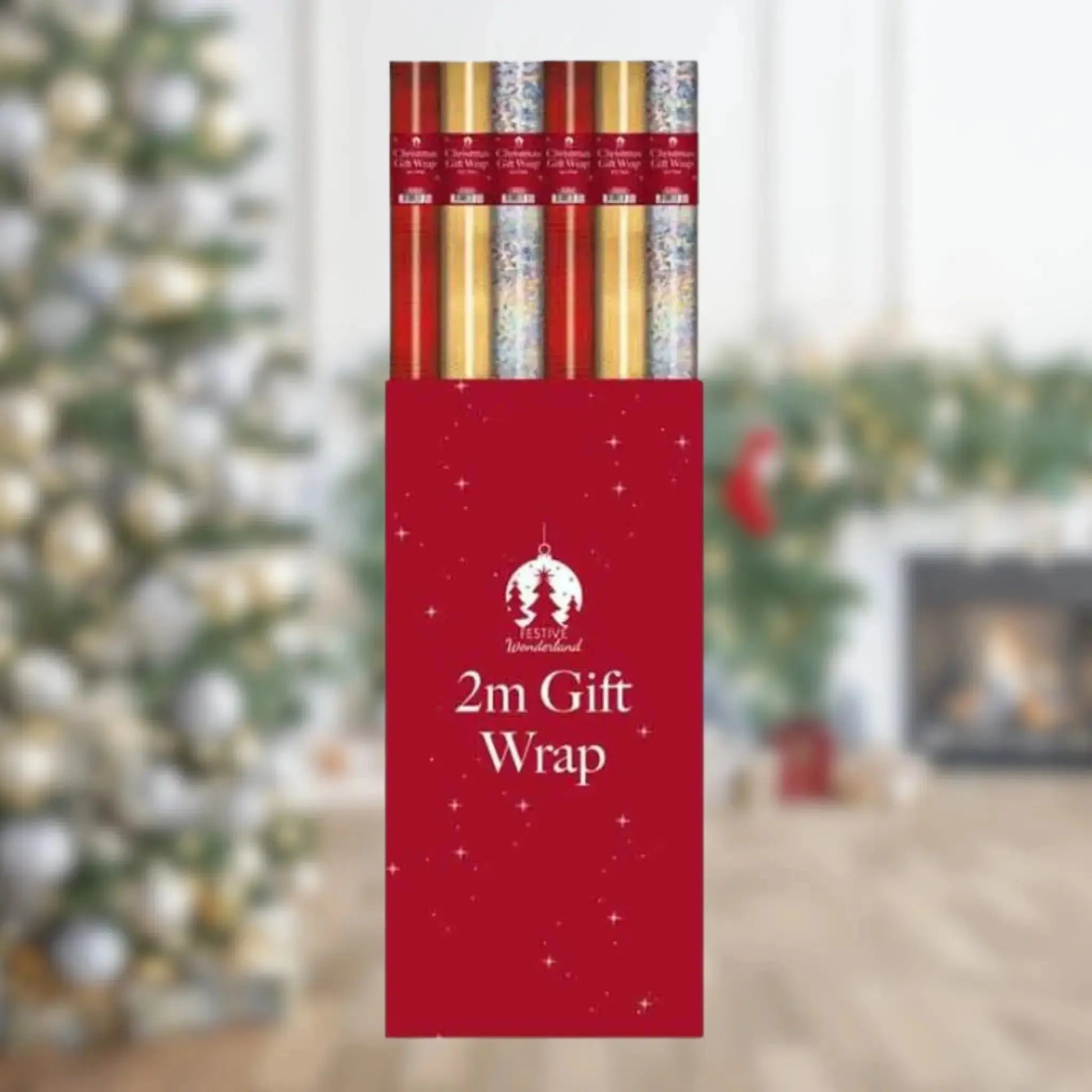 Christmas Holographic Wrapping Paper