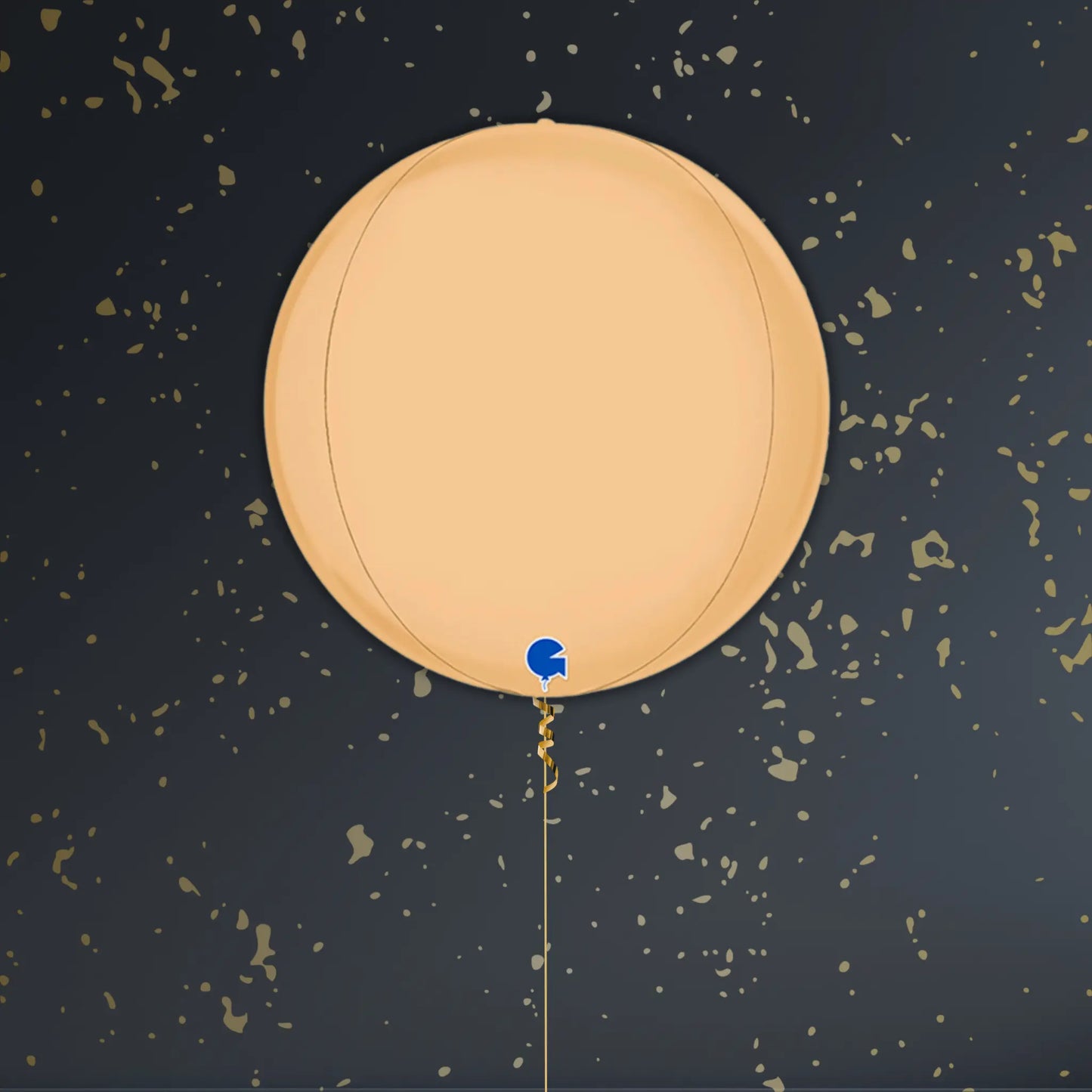 15" Globe Satin Cream Foil Balloon – Single or Balloon Bouquet | The Party Hut