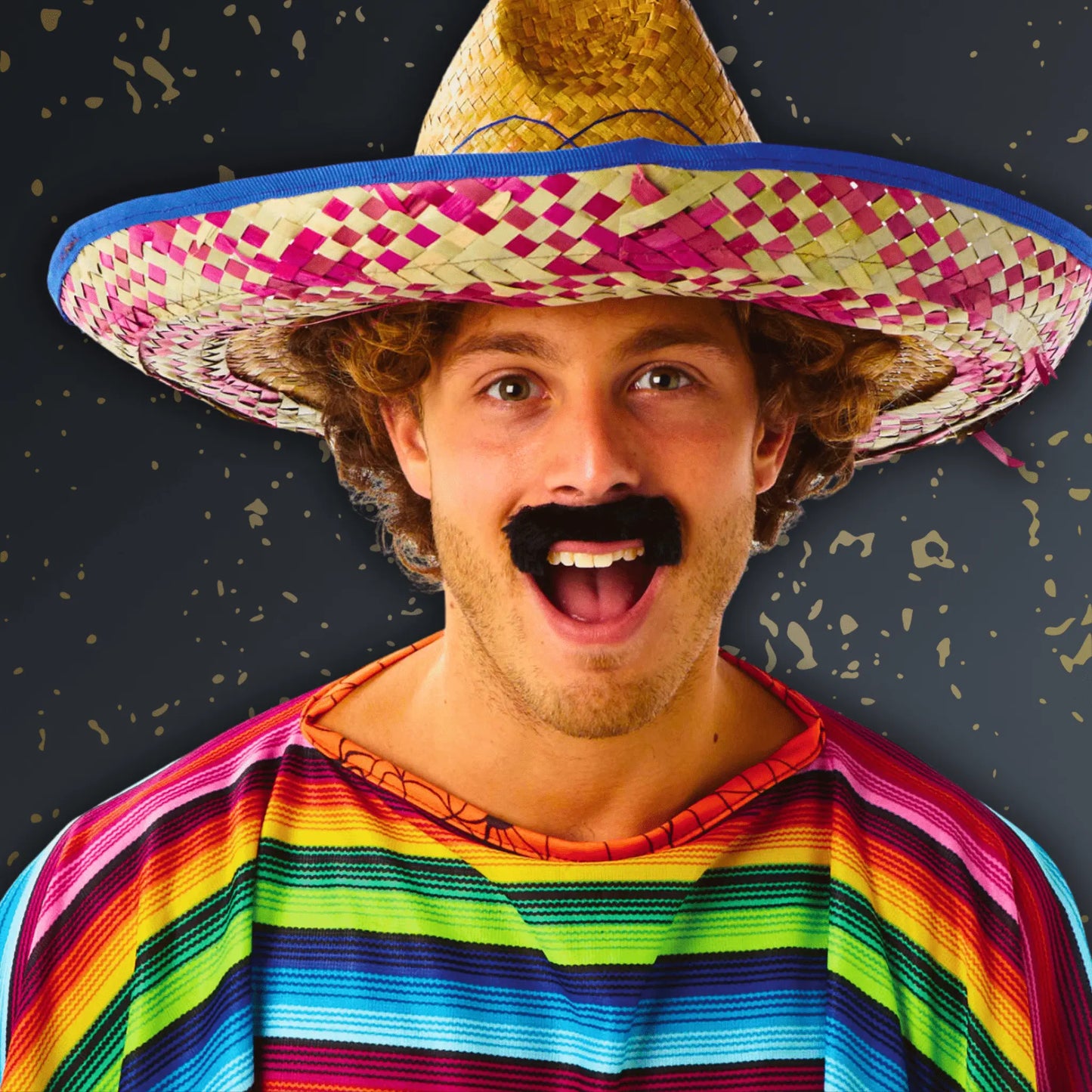 Desperado Fake Moustache – Classic Western & Bandit Look | The Party Hut