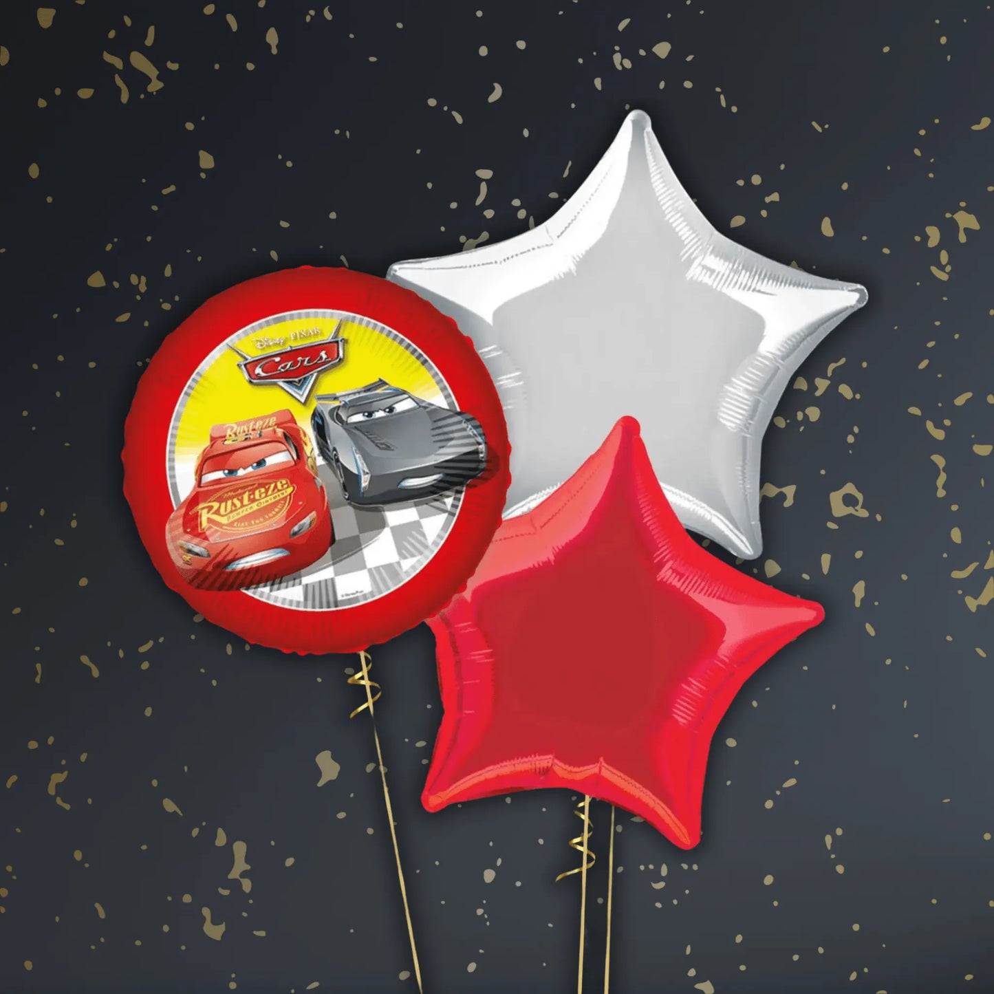 18" Disney Lightning McQueen Foil Balloon – Single or Balloon Bouquet | The Party Hut