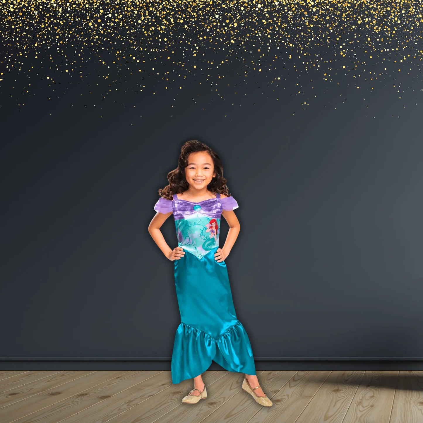 Disney The Little Mermaid Basic Plus Costume - Kids' Dress | The Party Hut