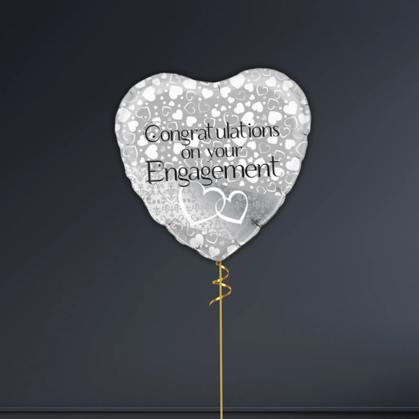 Entwined Hearts Engagement Balloon - Single or Bouquet Options | The Party Hut