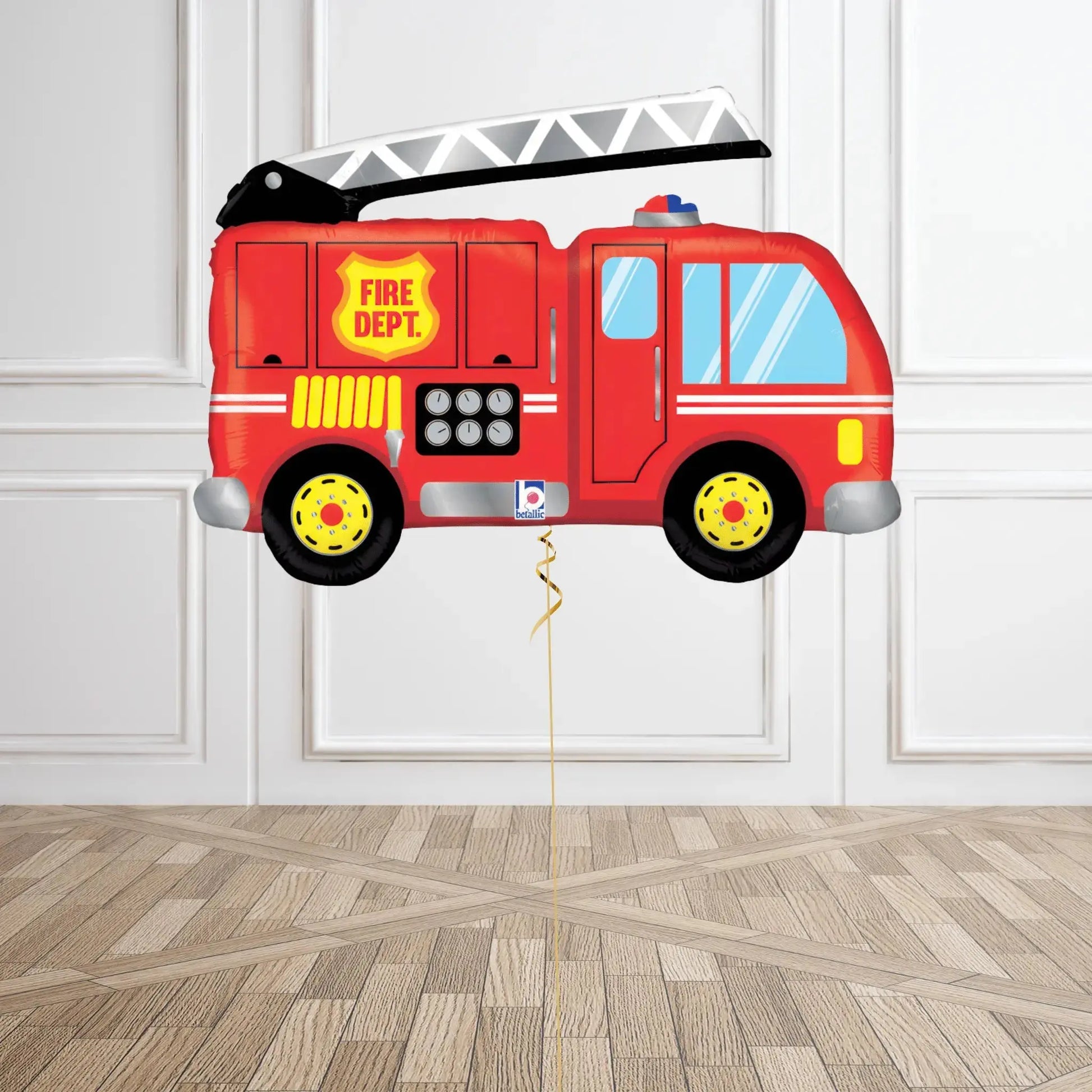 Fire Engine Birthday Balloon Bouquet