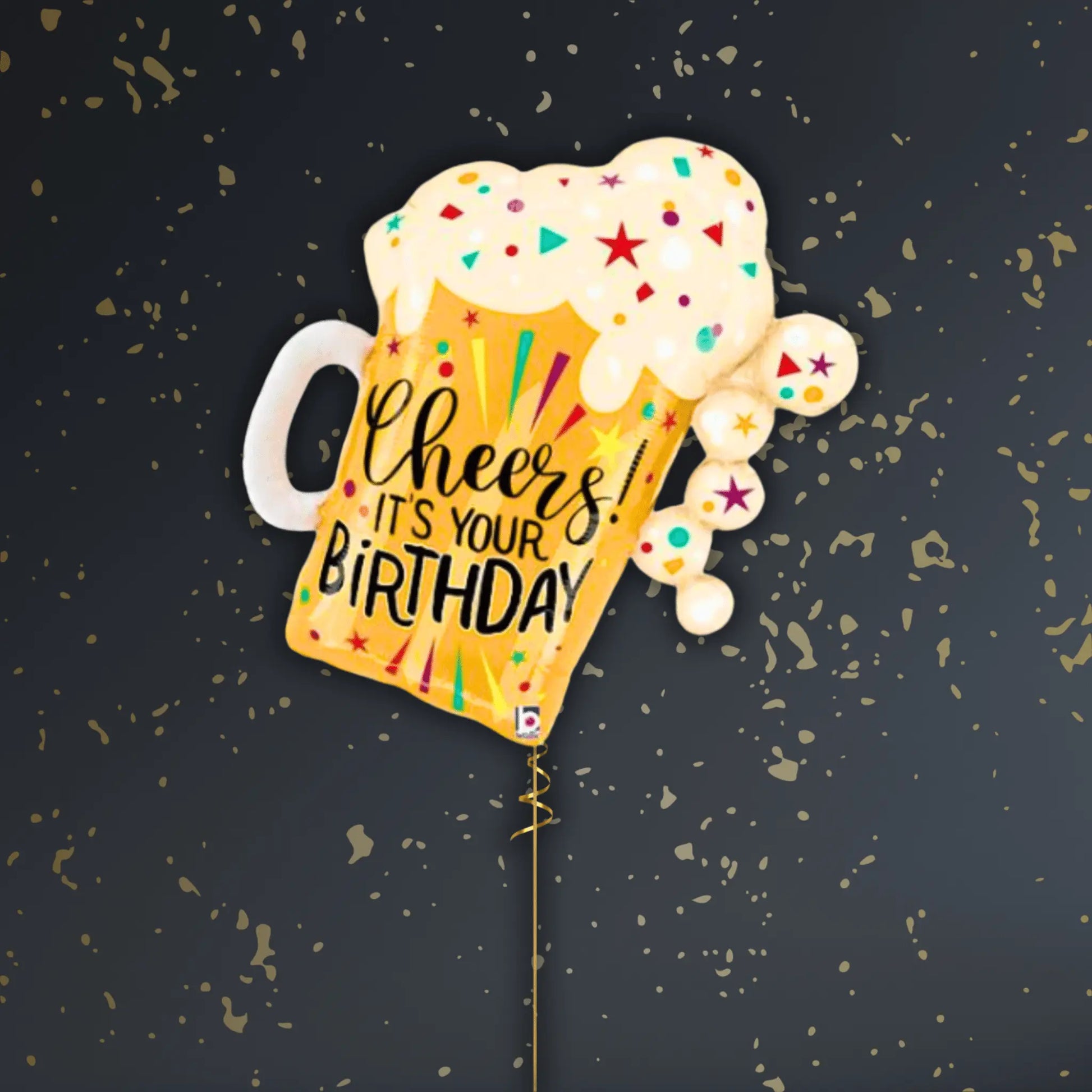 Birthday Beer Balloon Package - Helium Filled