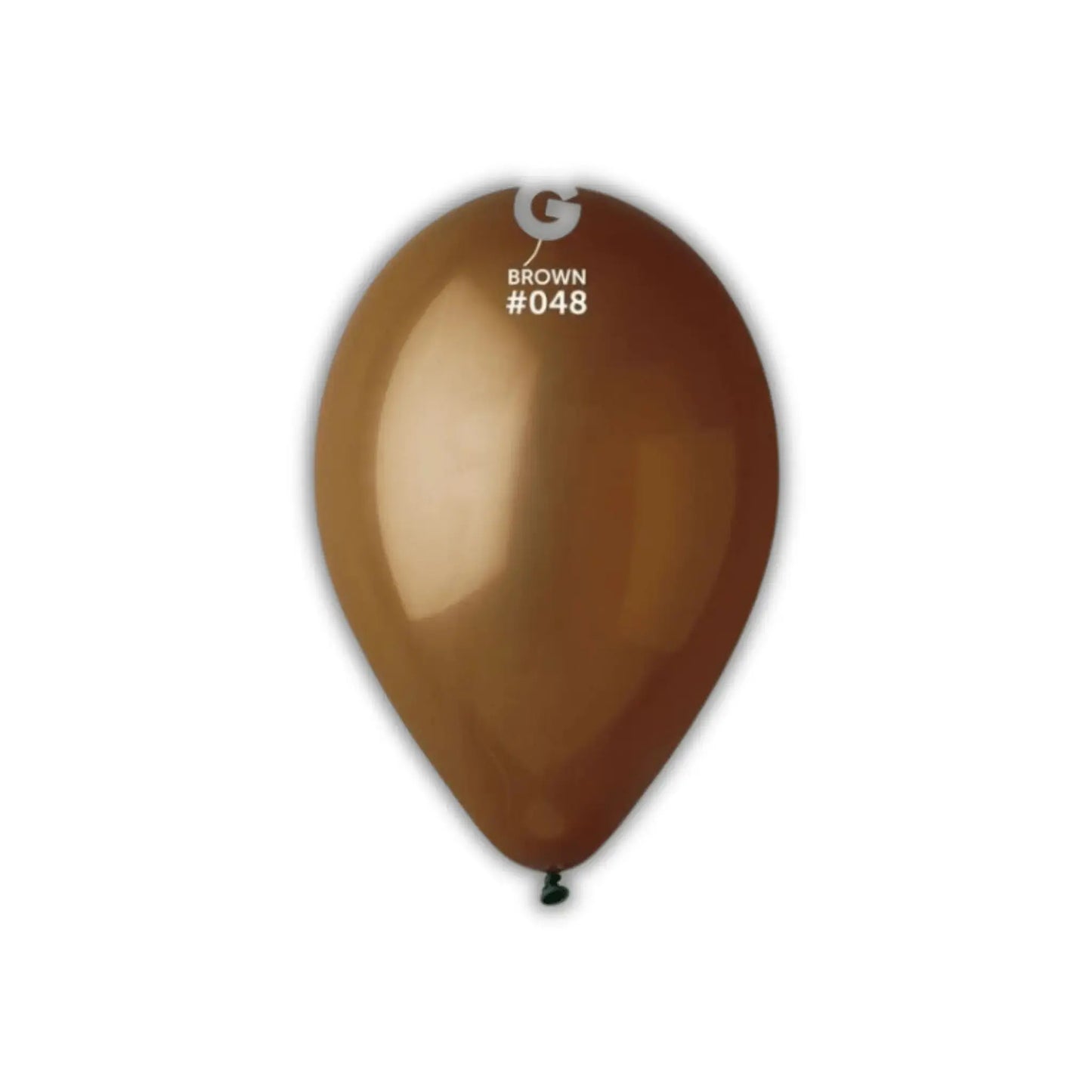 Gemar Professional Decorator Pack #048 13" Brown Latex Balloons - 50 Pack | The Party Hut
