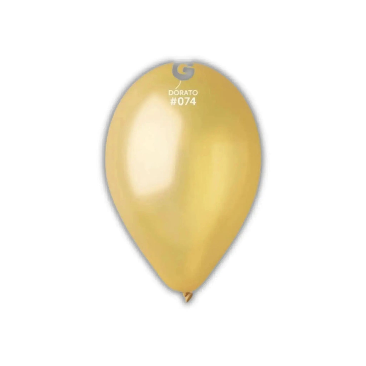 Gemar Professional Decorator Pack #074 13" Dorato Gold Latex Balloons - 50 Pack | The Party Hut