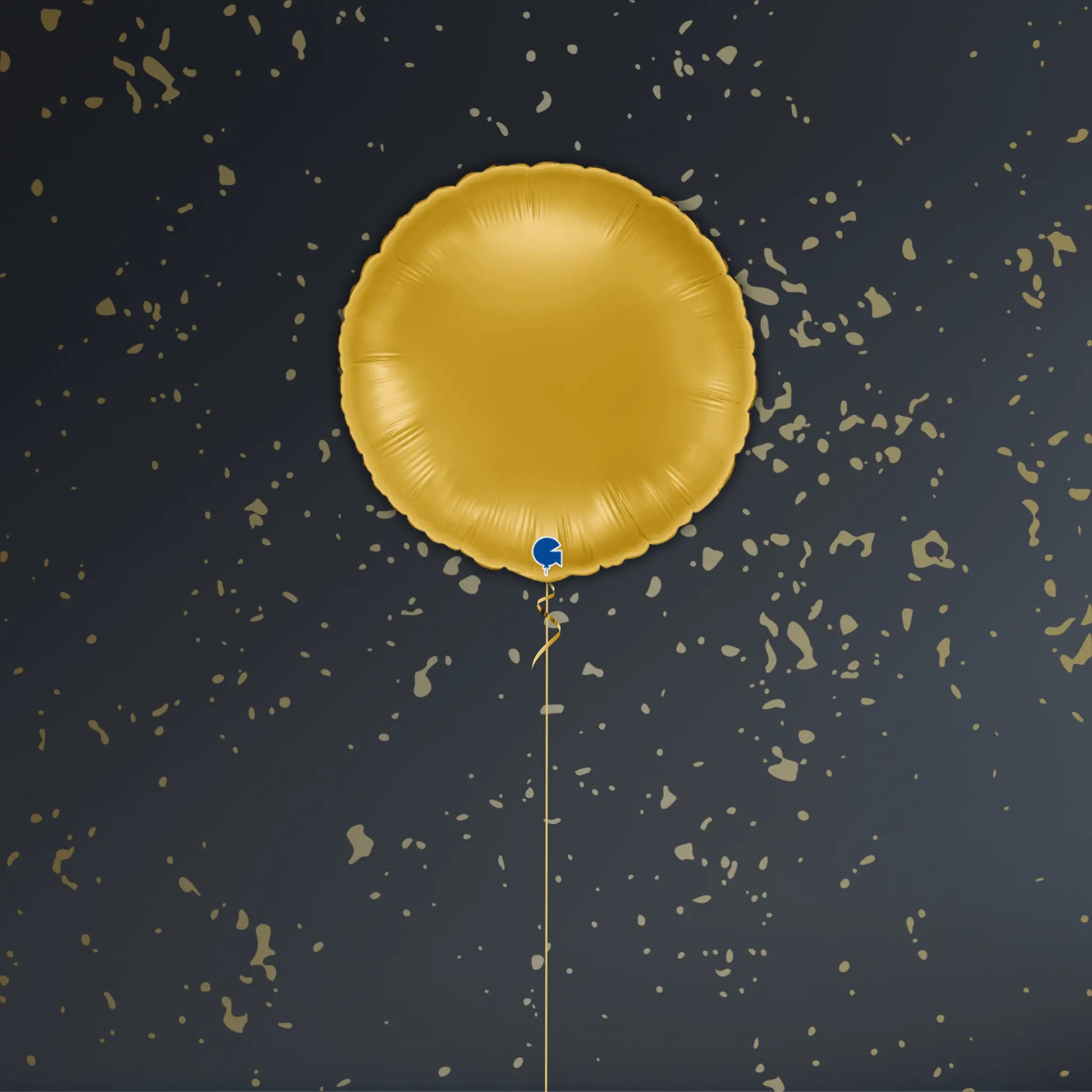 Gold Round Balloon Package - Helium Filled