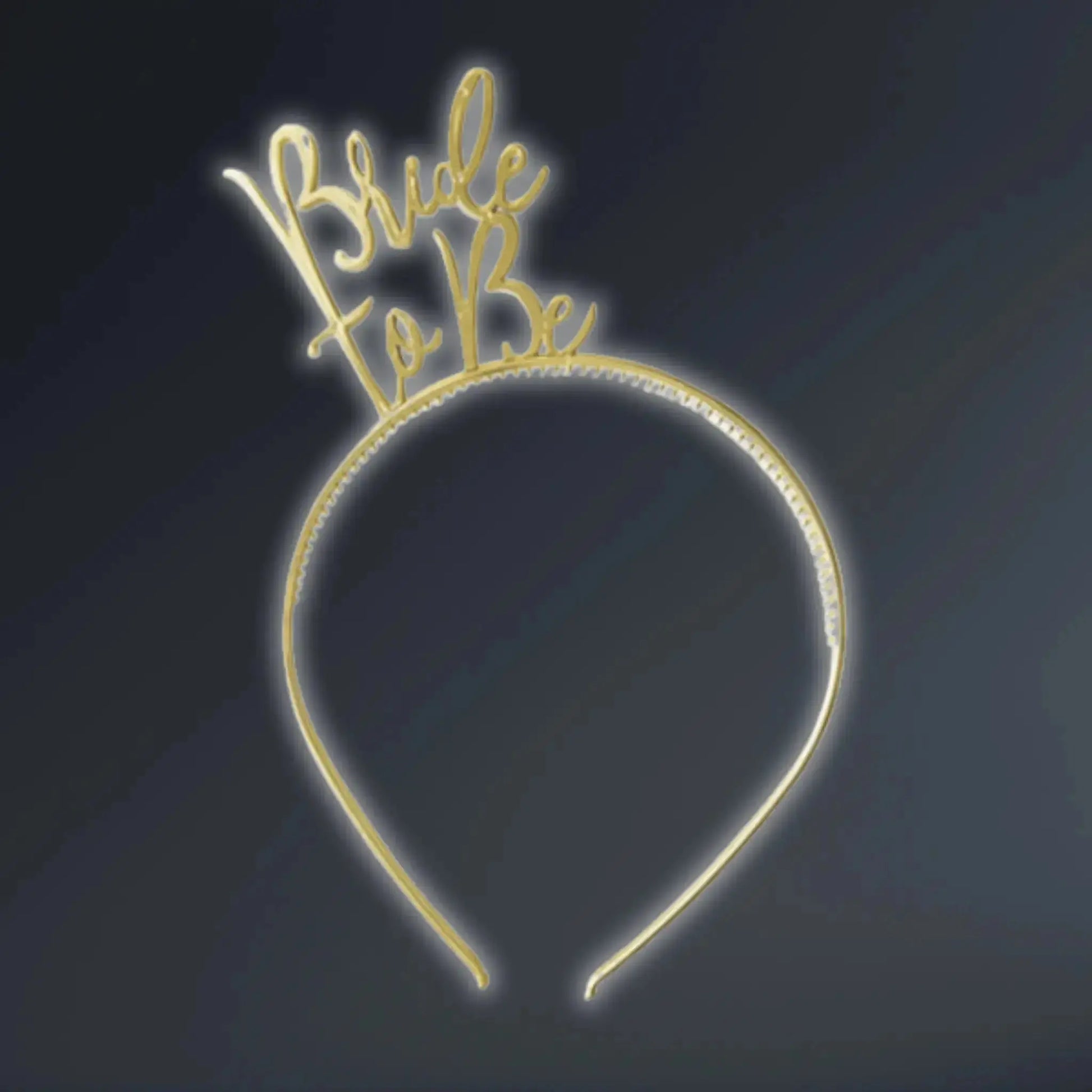 Gold 'Bride To Be' Headband