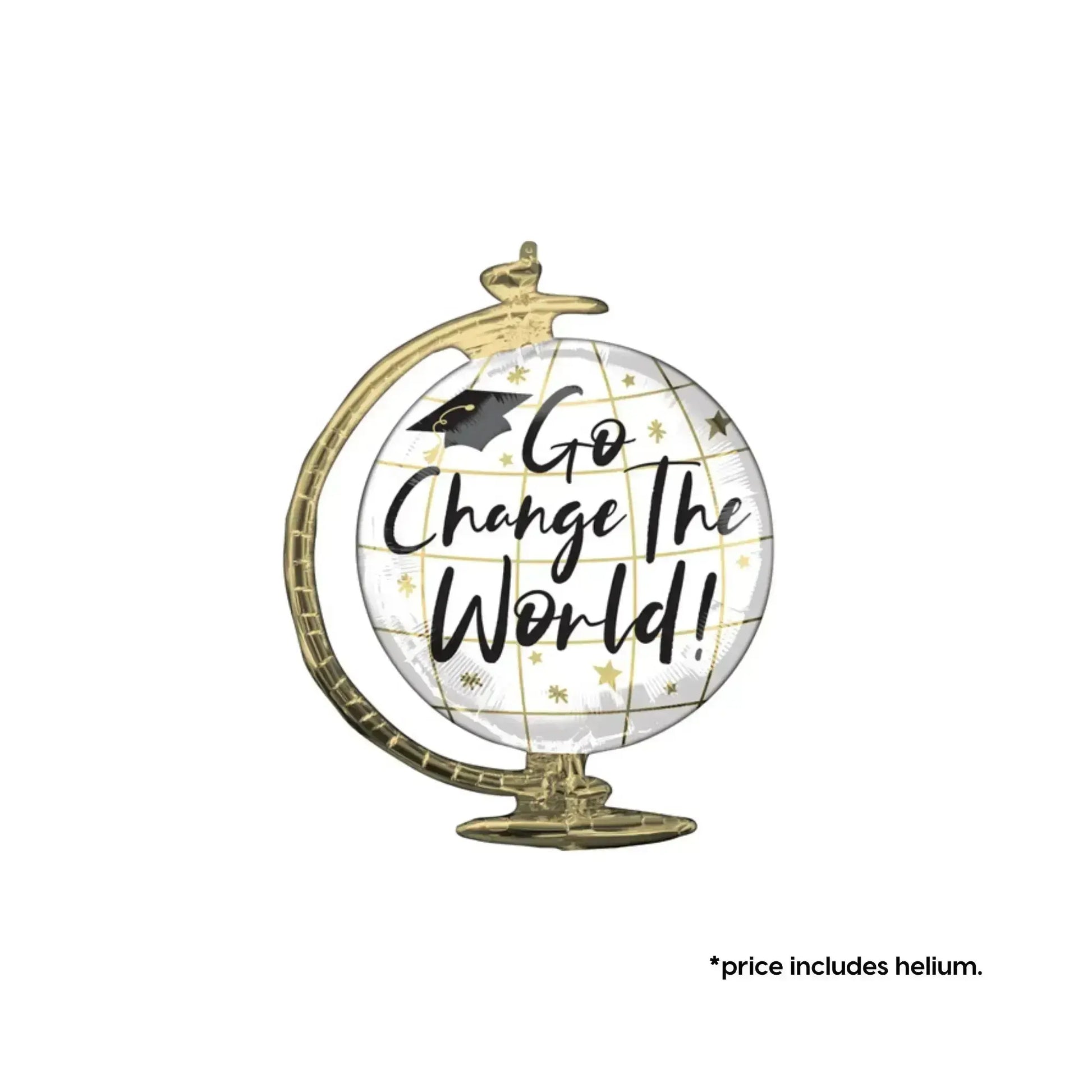 Graduation Change The World Balloon