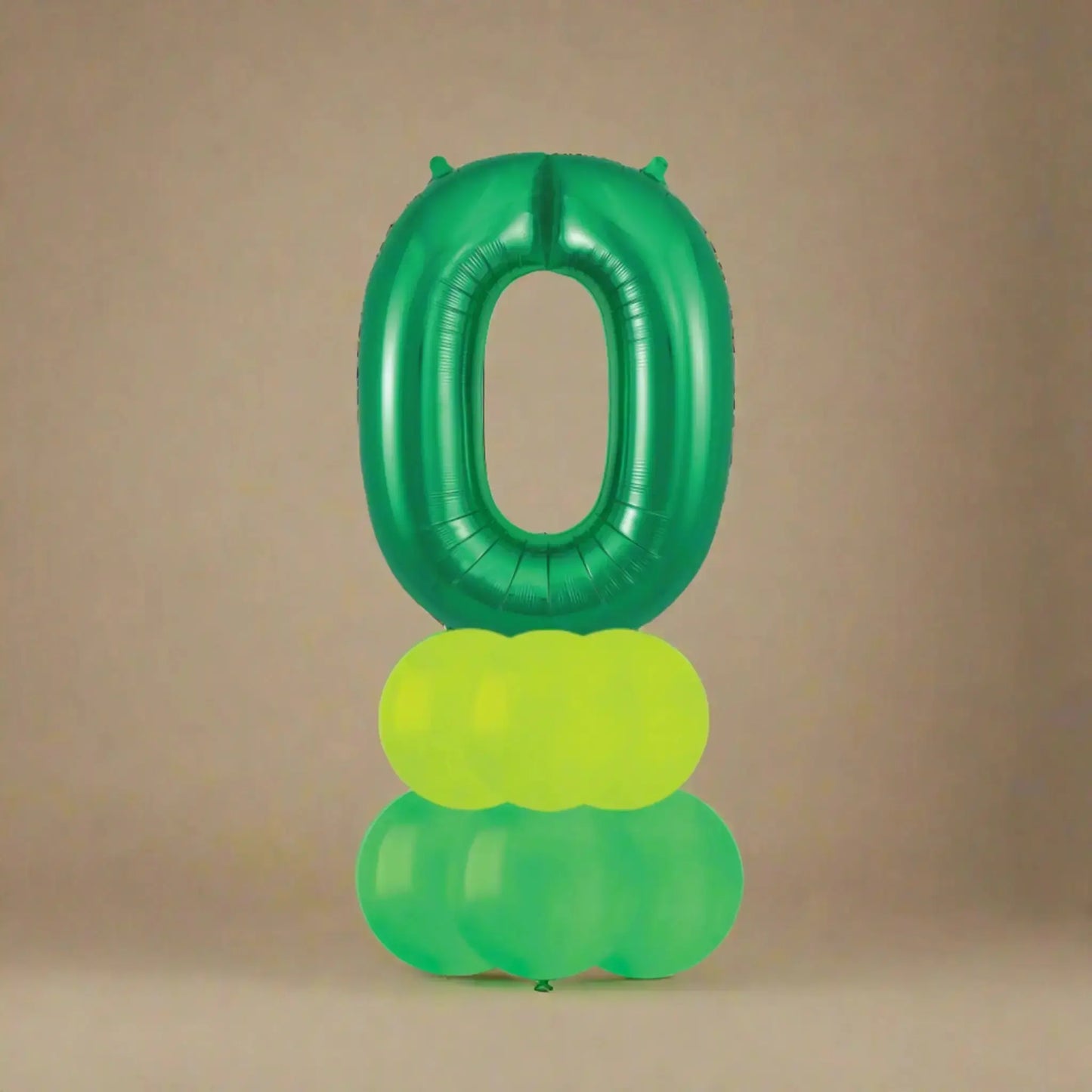 Green Basic Number Stack | The Party Hut