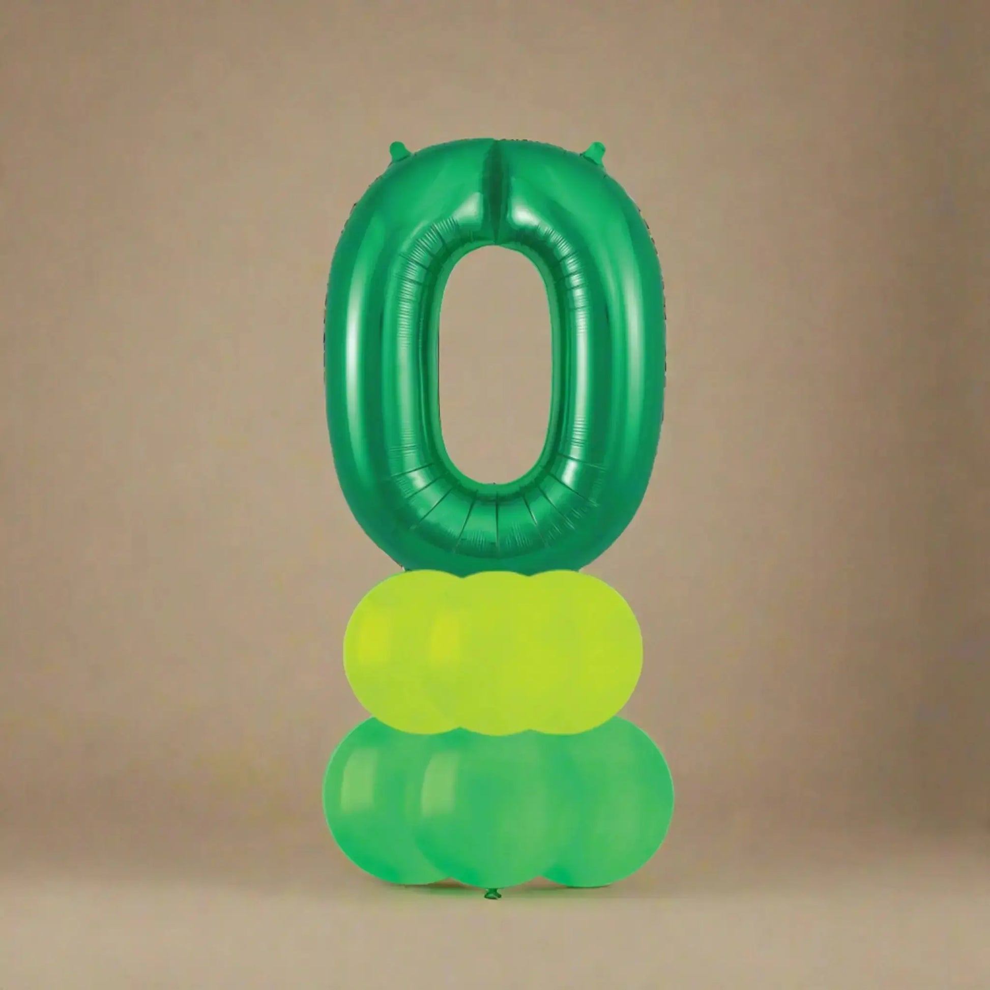 Green Balloon Number Stack – Any Age