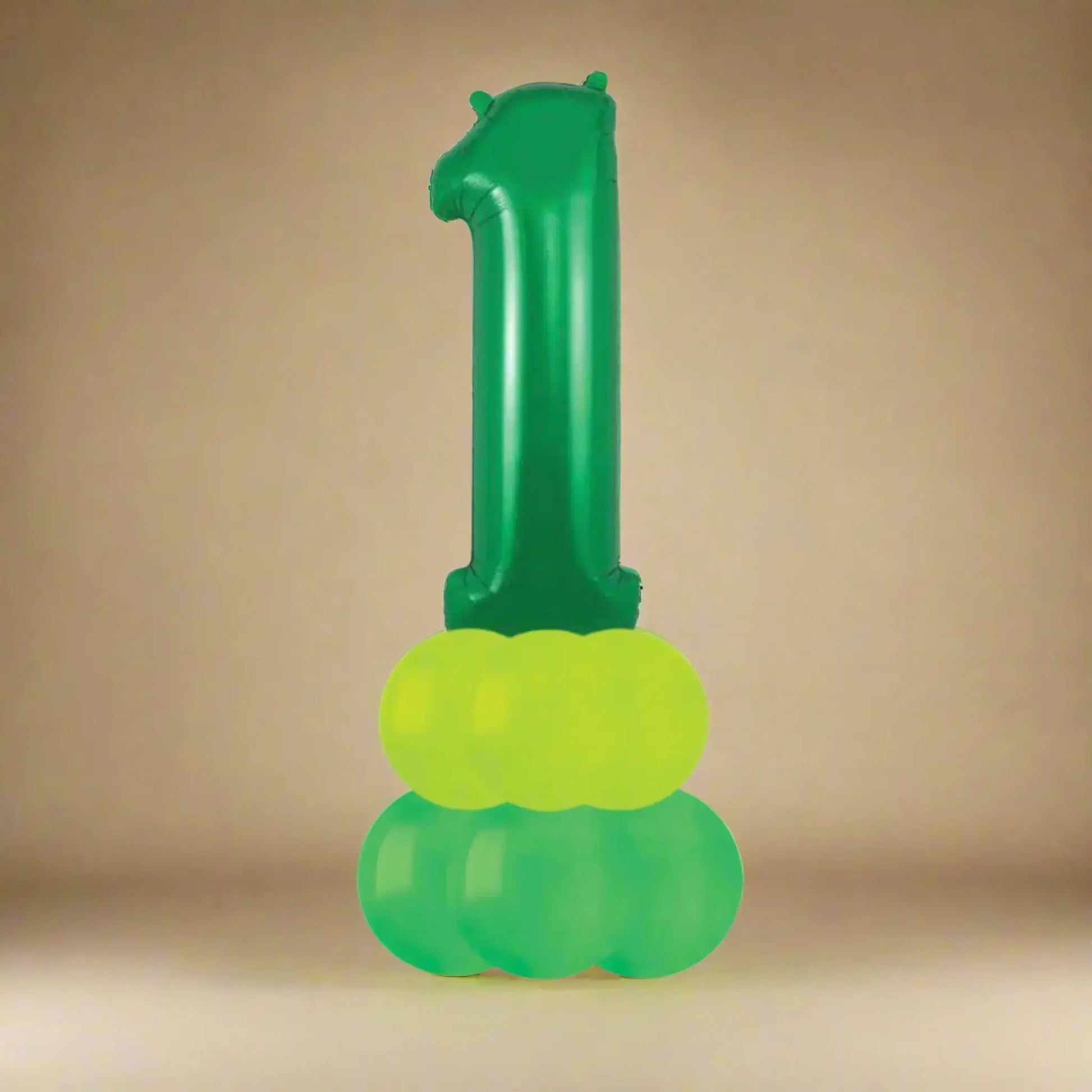 Green Balloon Number Stack – Any Age