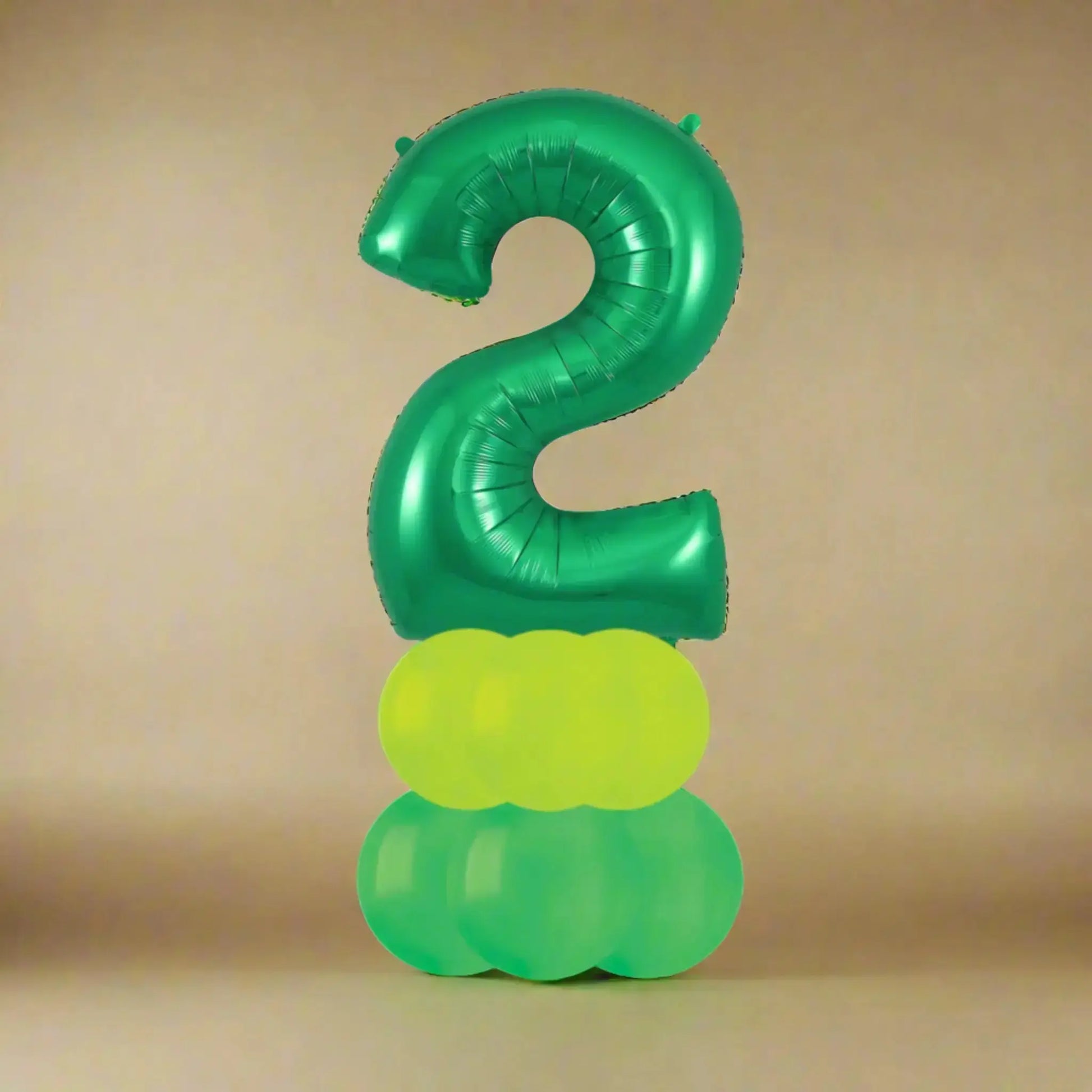 Green Balloon Number Stack – Any Age